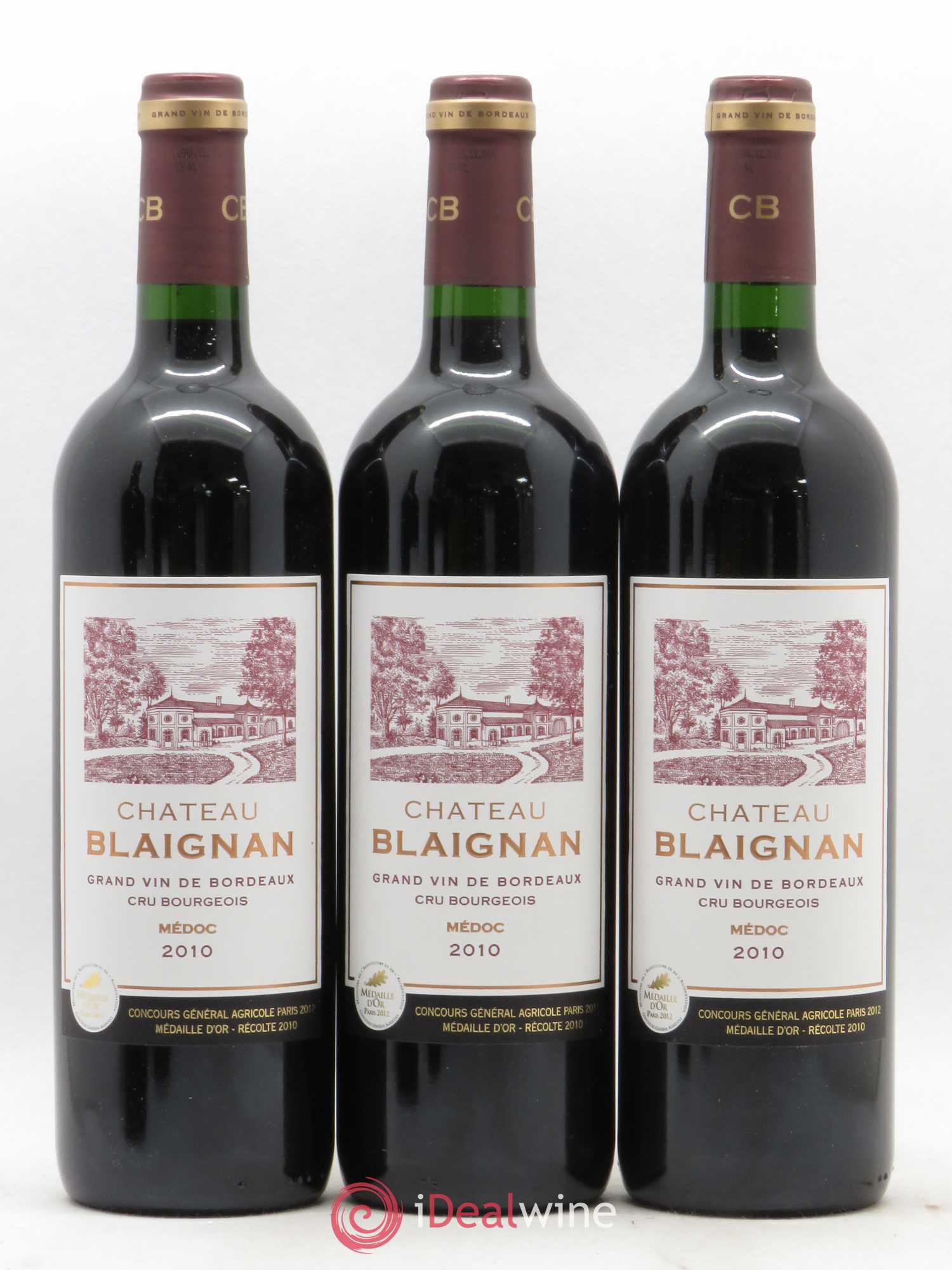 Château Blaignan Cru Bourgeois 2010 - Lot de 6 bouteilles - 2