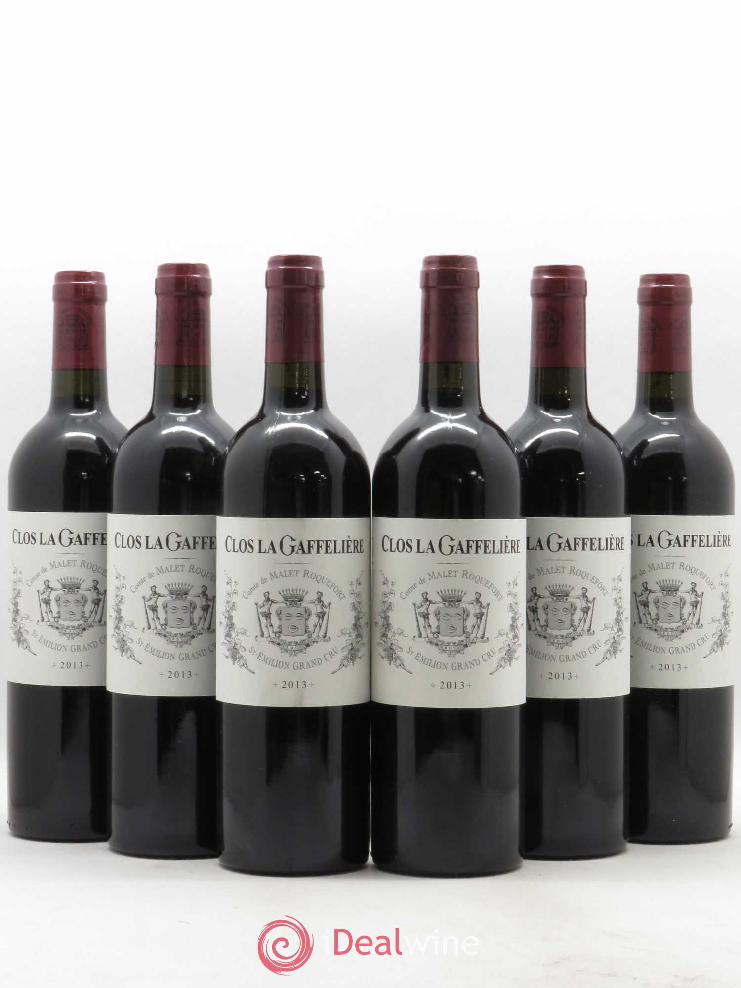 Saint-Émilion Grand Cru Clos La Gaffelière (sans prix de réserve) 2013 - Posten von 6 Flaschen - 0