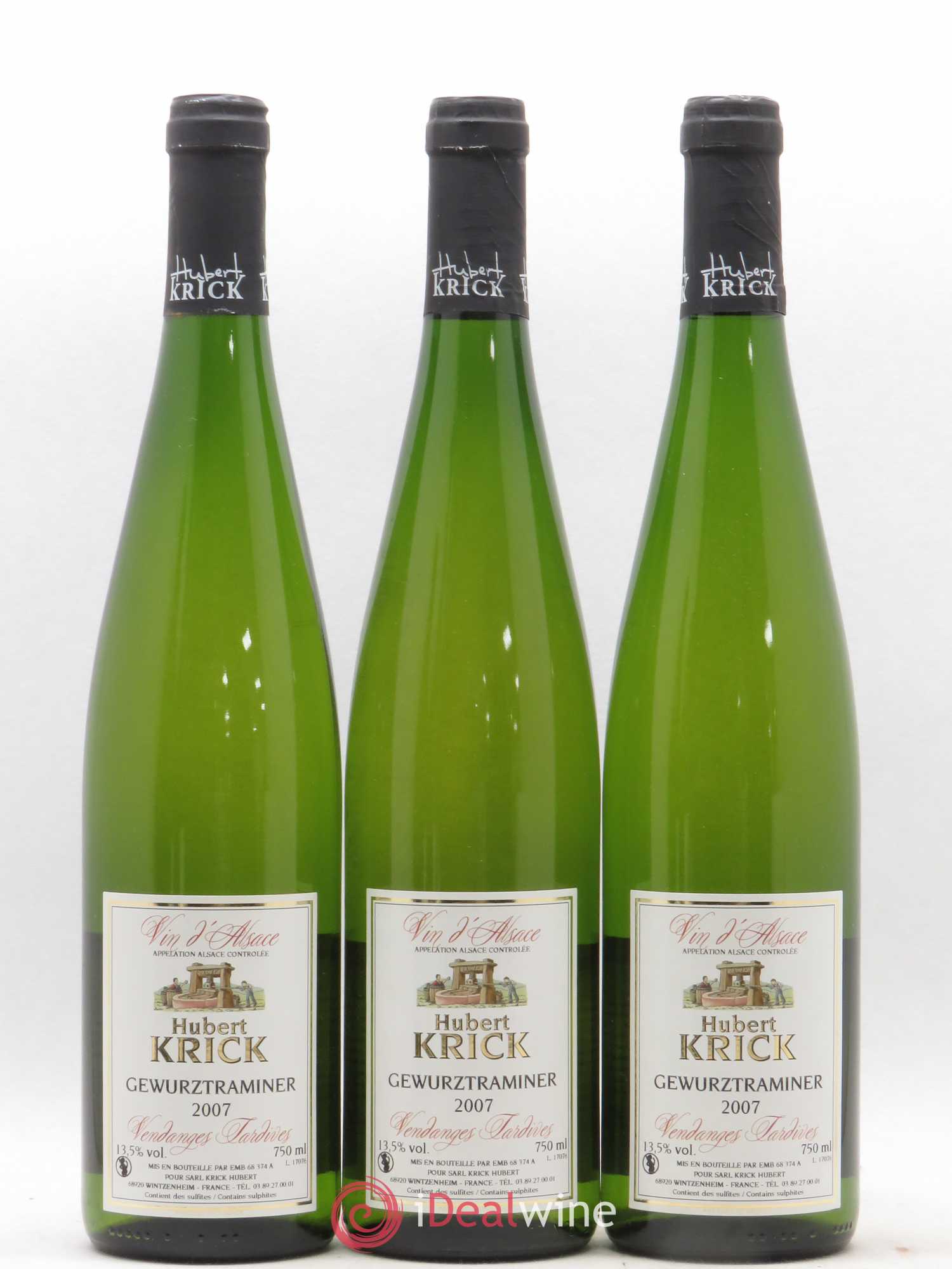 Gewurztraminer Vendanges Tardives Hubert Krick 2007 - Lotto di 6 bottiglie - 2