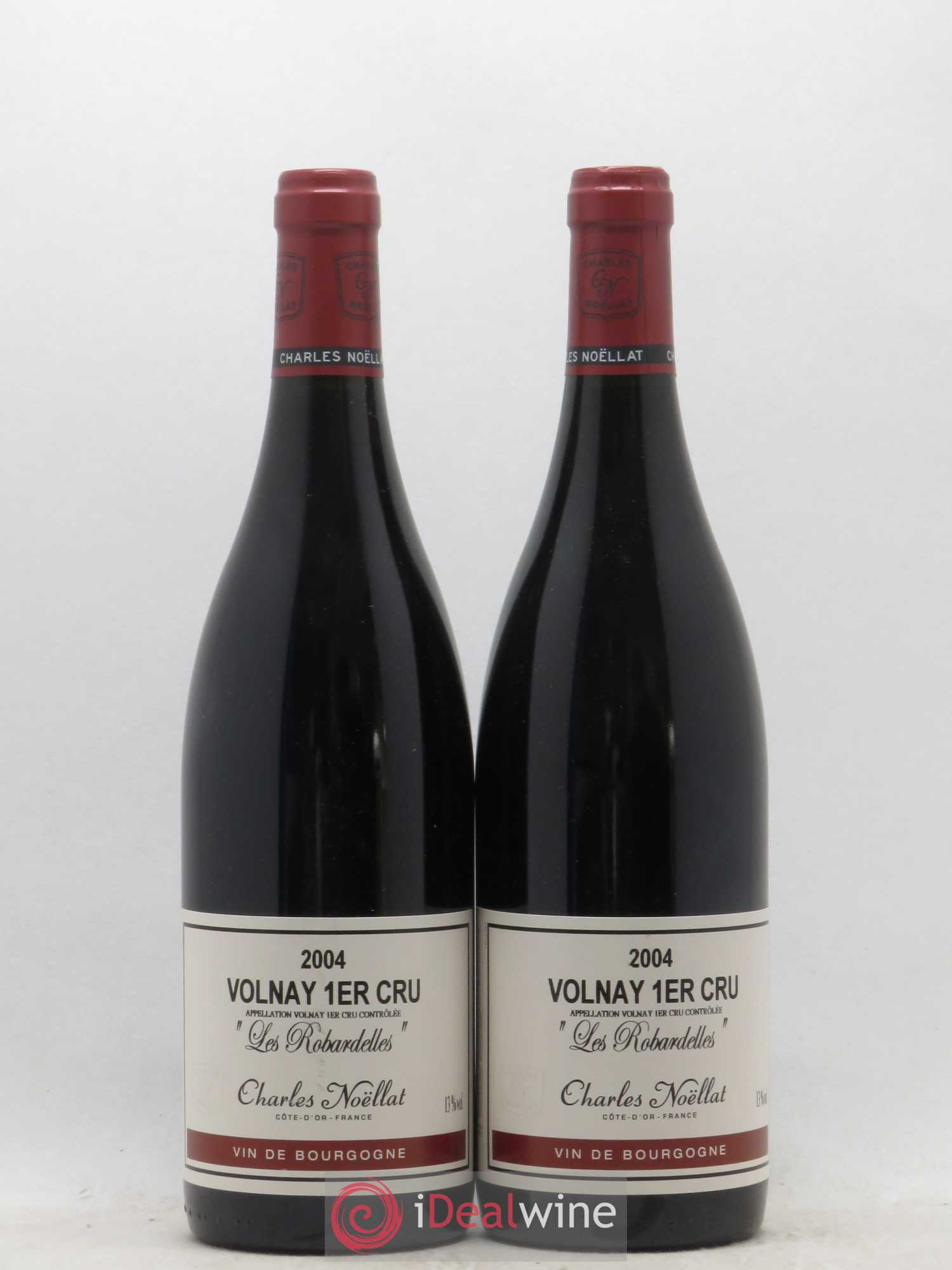 Volnay 1er Cru Les Robardelles Charles Noellat 2004 - Posten von 2 Flaschen - 0