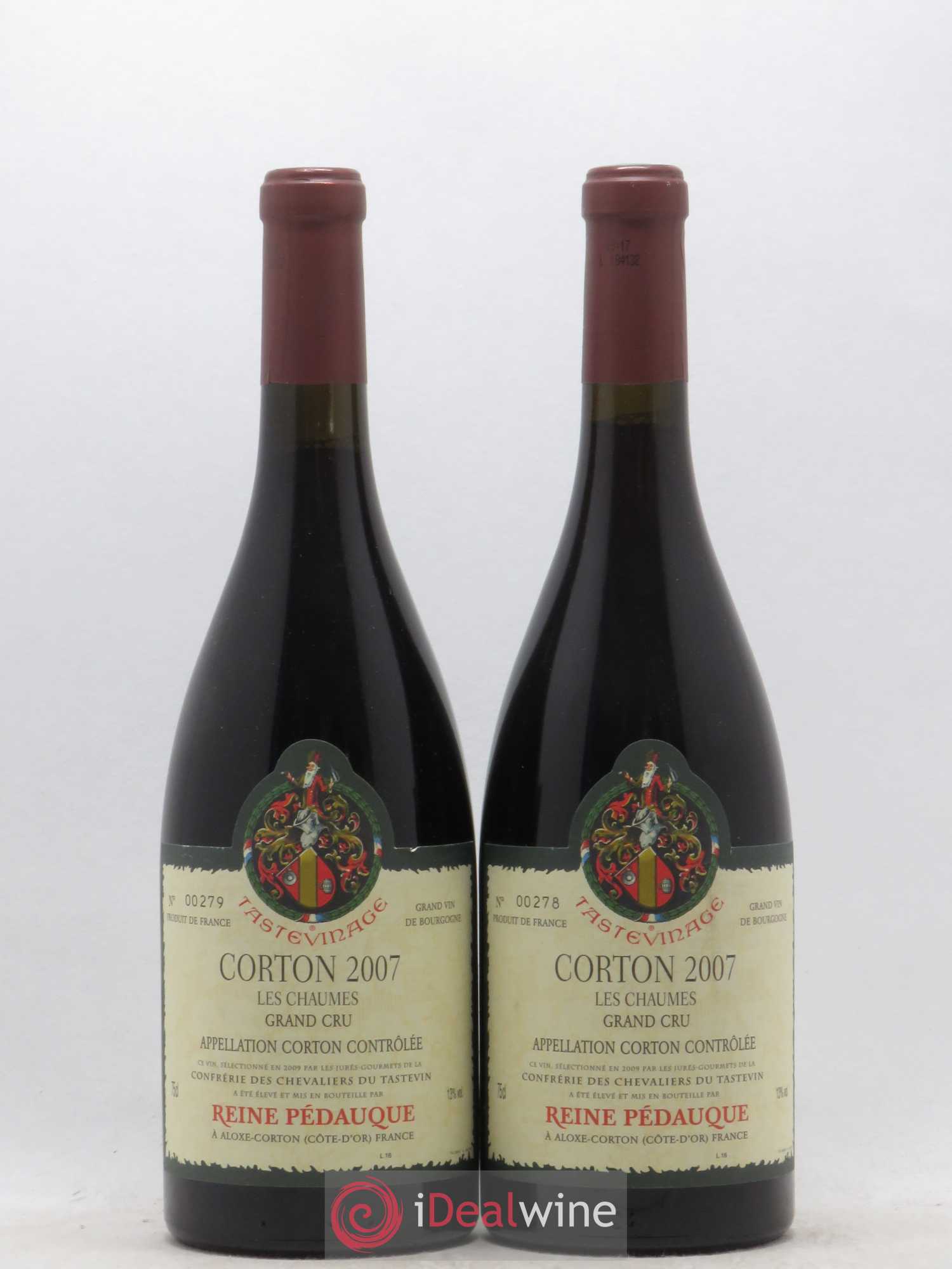 Corton Grand Cru Les Chaumes Reine Pedauque 2007 - Posten von 2 Flaschen - 0