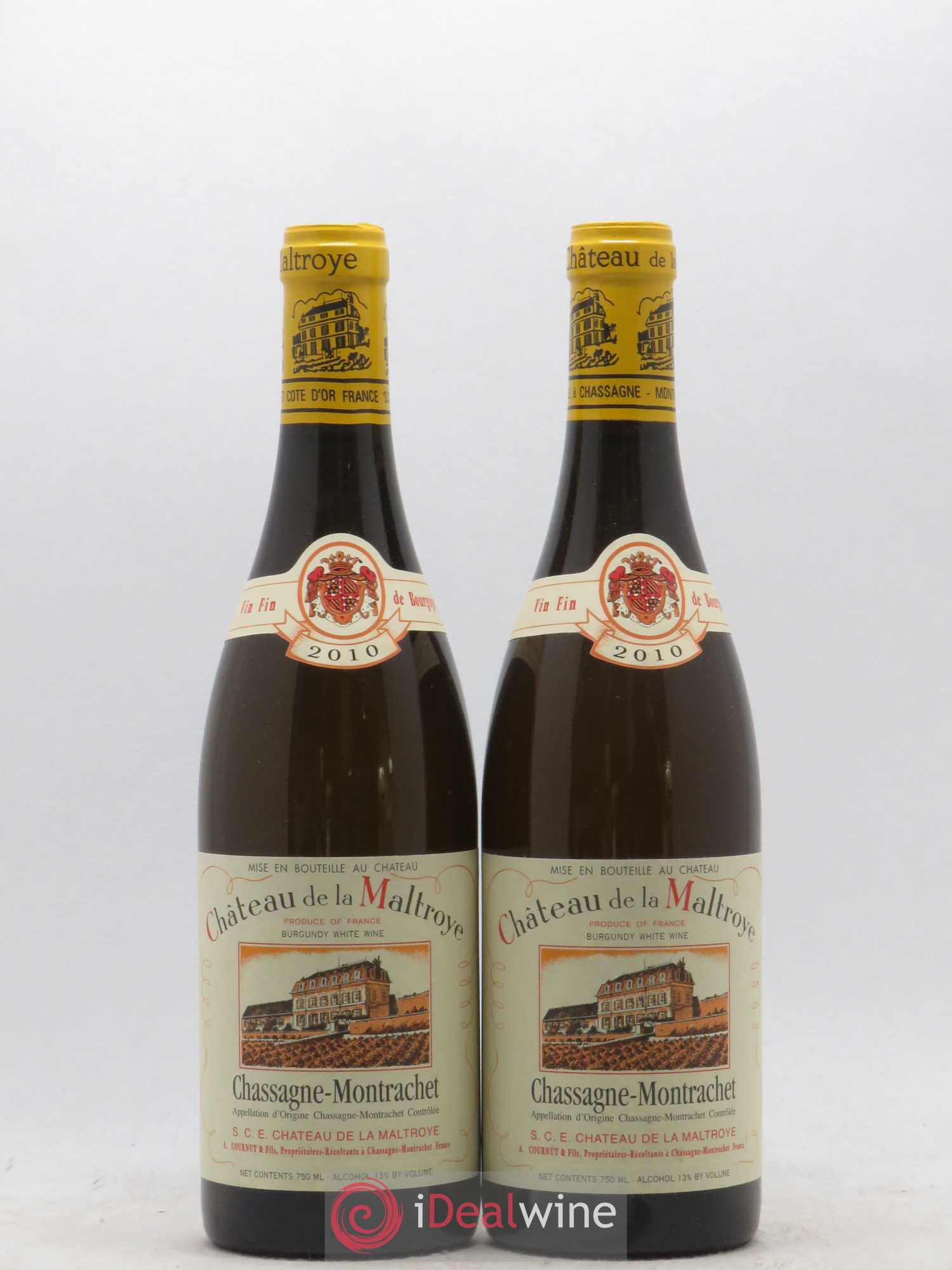 Chassagne-Montrachet Château de la Maltroye 2010 - Lot de 2 bouteilles - 0