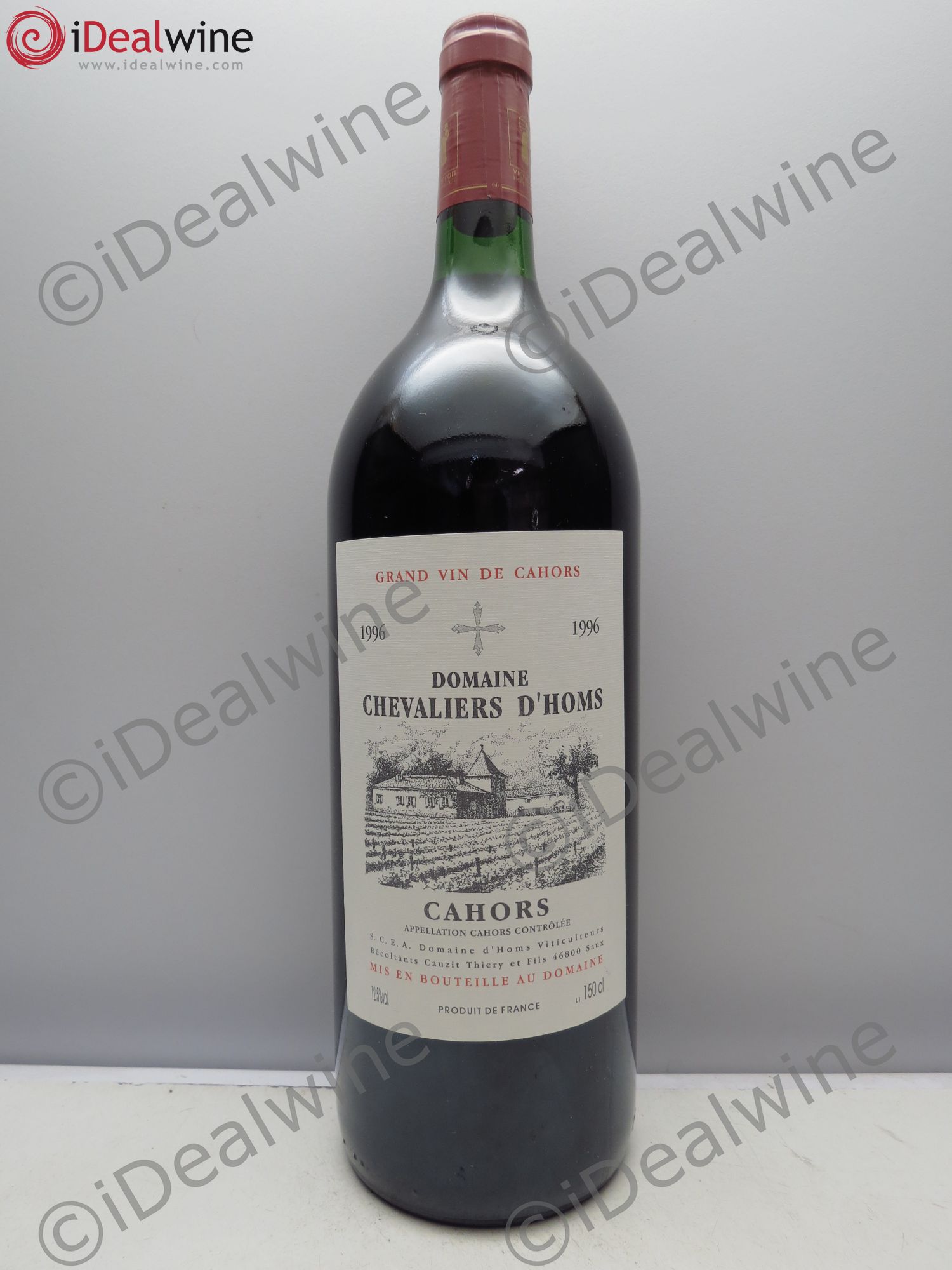 Cahors Domaine Chevalier d'Homs 1996 - Posten von 1 Magnum - 0
