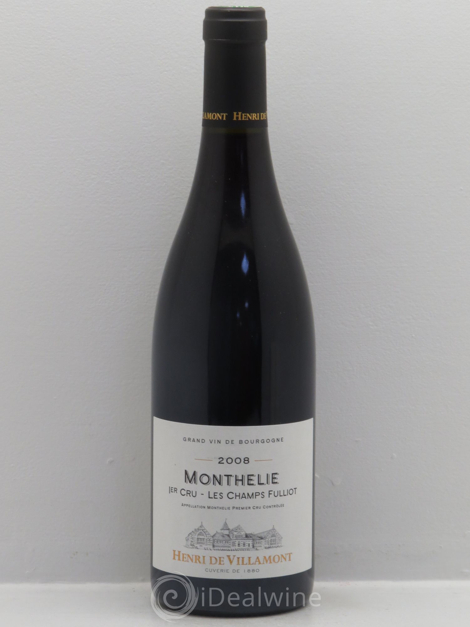 Monthélie 1er Cru Henri de Villamont 2008 - Lot de 6 bouteilles - 0