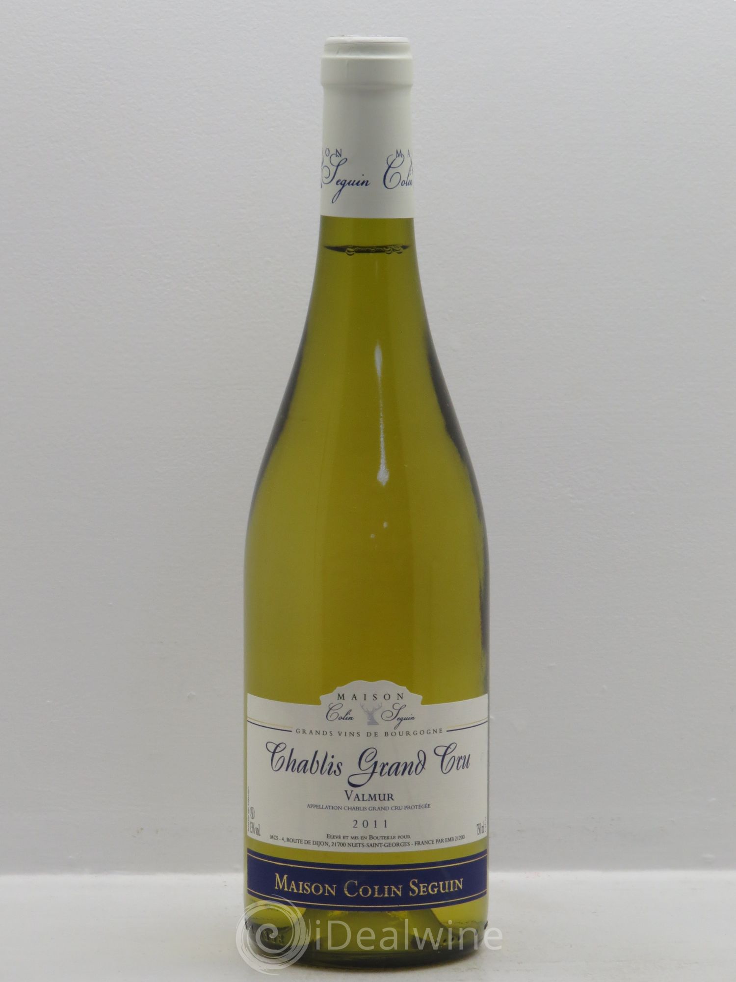 Chablis Grand Cru Valmur Tradition Colin Ségur 2011 - Lot de 6 bouteilles - 0
