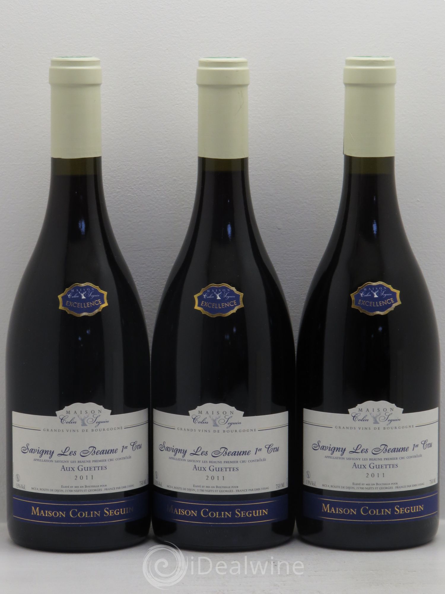 Savigny-lès-Beaune 1er Cru Colin Seguin 2011 - Lot de 3 bouteilles - 0
