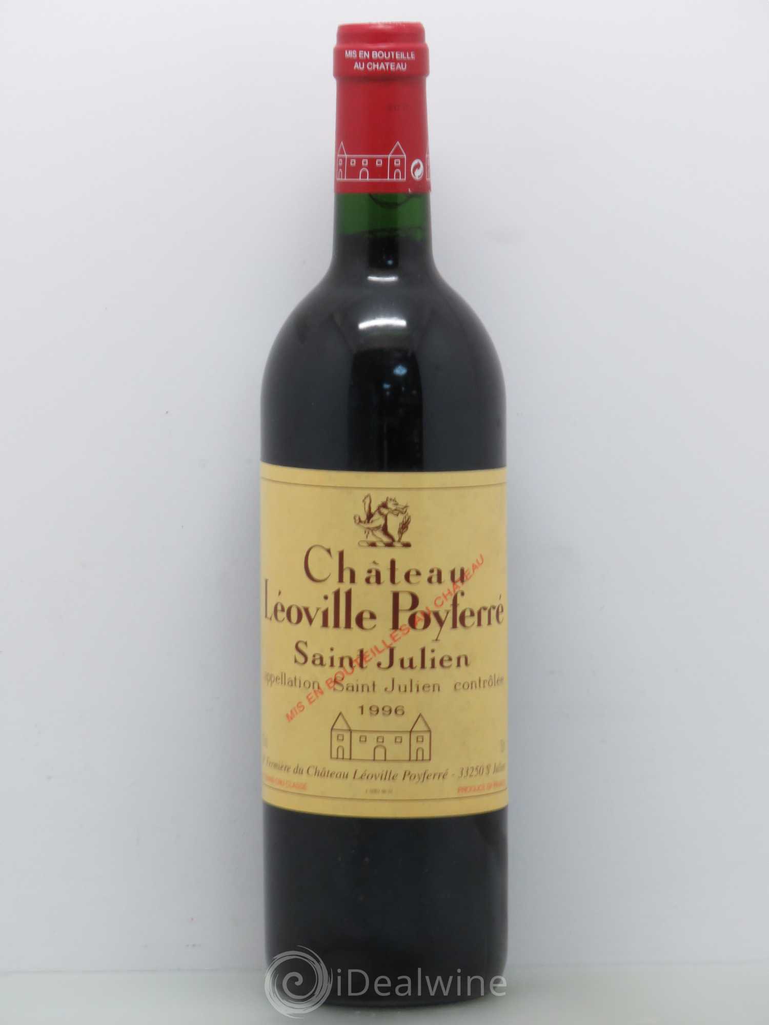 Château Léoville Poyferré 2ème Grand Cru Classé 1996 - Lot de 1 bouteille - 0