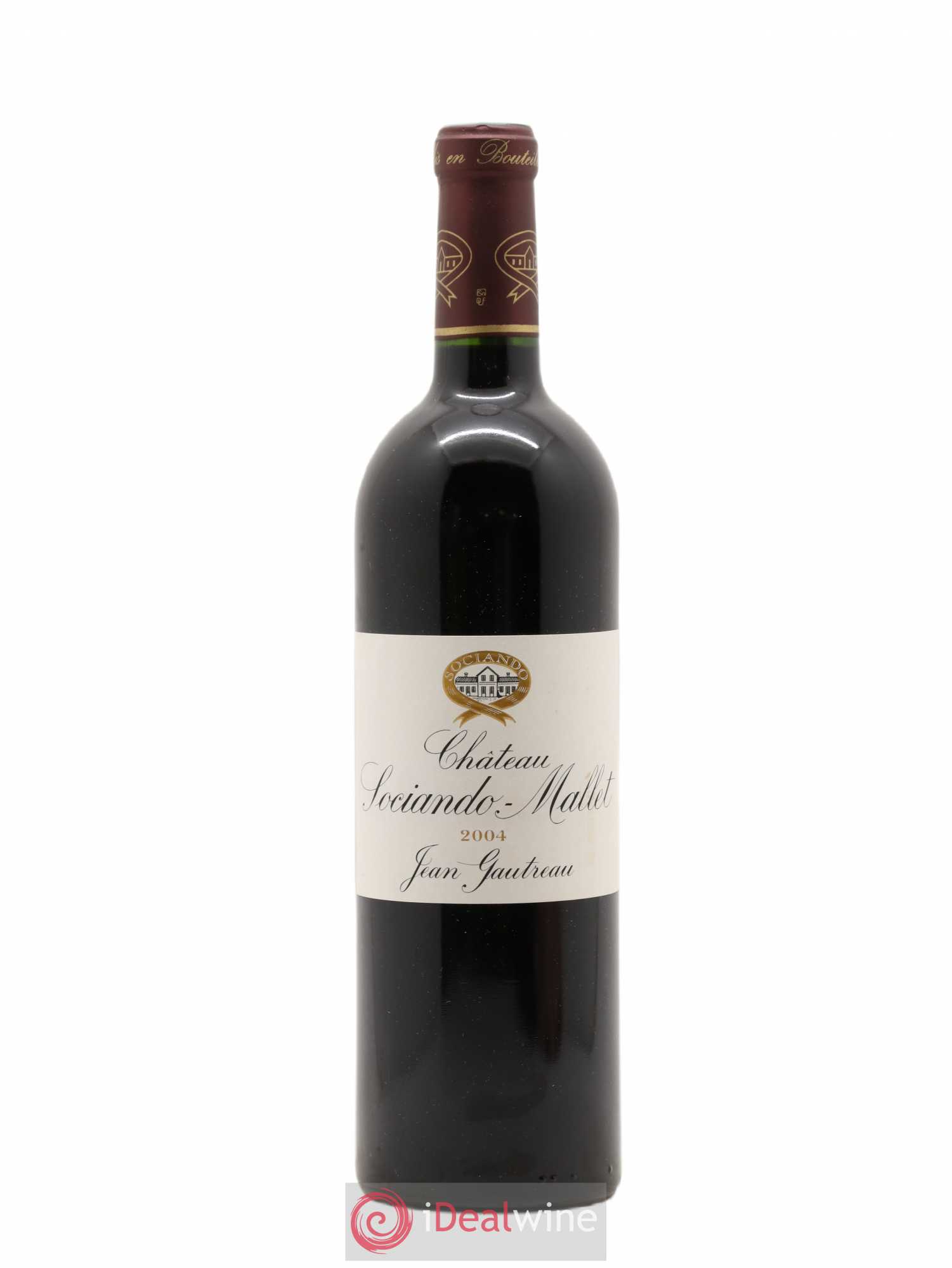 Château Sociando Mallet 2004 - Lot de 1 bouteille - 0