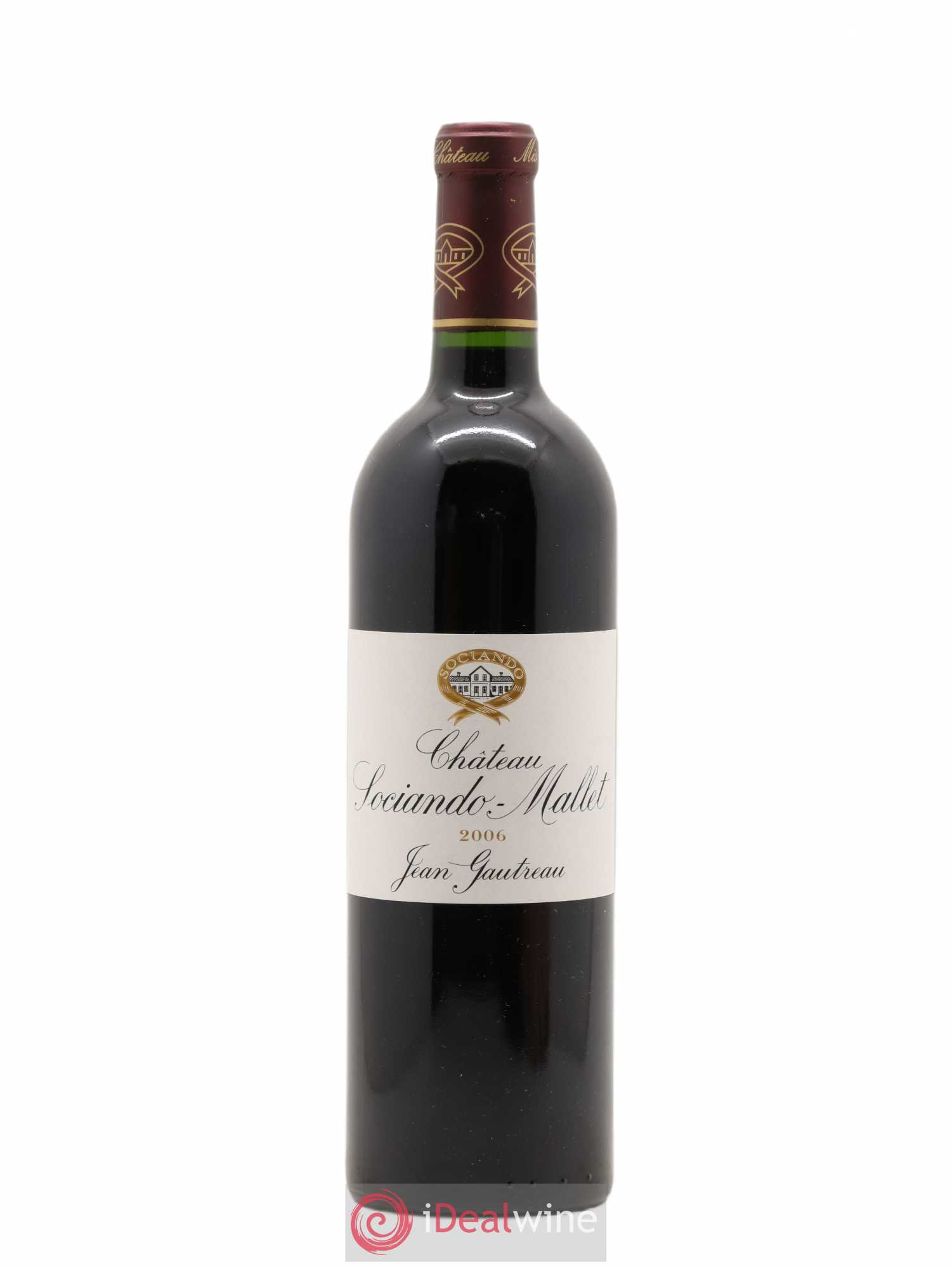Château Sociando Mallet 2006 - Lot de 1 bouteille - 0