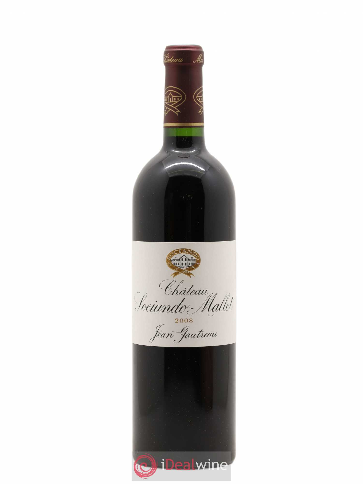 Château Sociando Mallet 2008 - Lot de 1 bouteille - 0