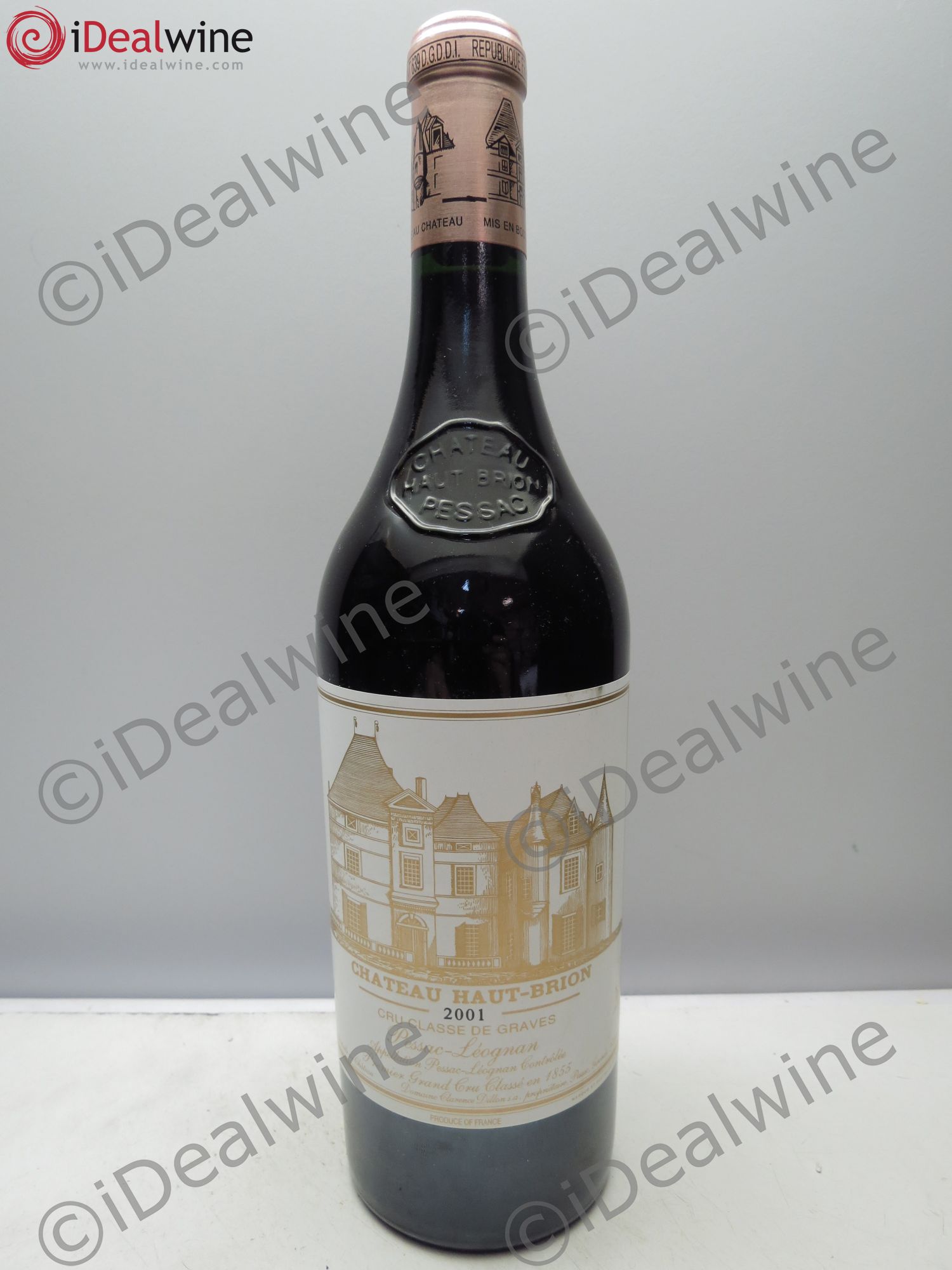 Château Haut Brion 1er Grand Cru Classé 2001 - Lot de 1 bouteille - 0