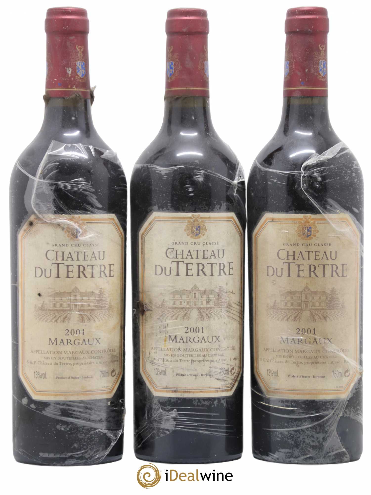 Château du Tertre 5ème Grand Cru Classé 2001 - Lot de 6 bouteilles - 2