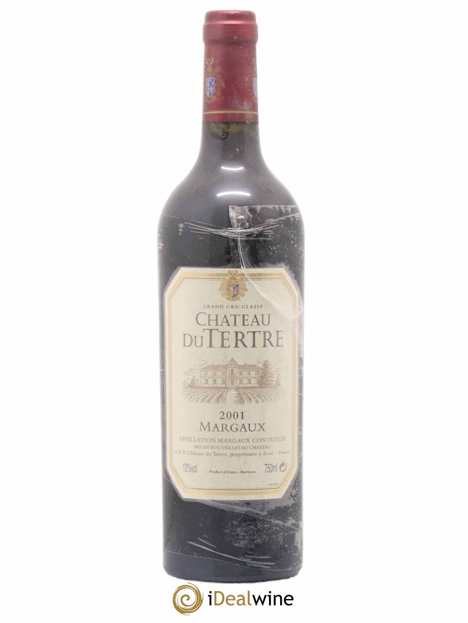 Château du Tertre 5ème Grand Cru Classé 2001 - Lot de 1 bouteille - 0