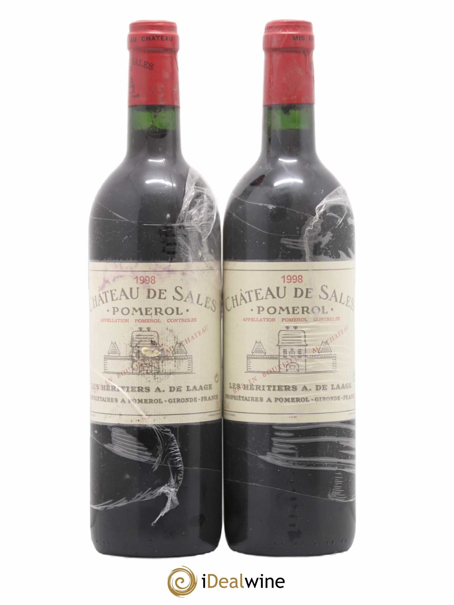 Château de Sales 1998 - Lot de 2 bouteilles - 0