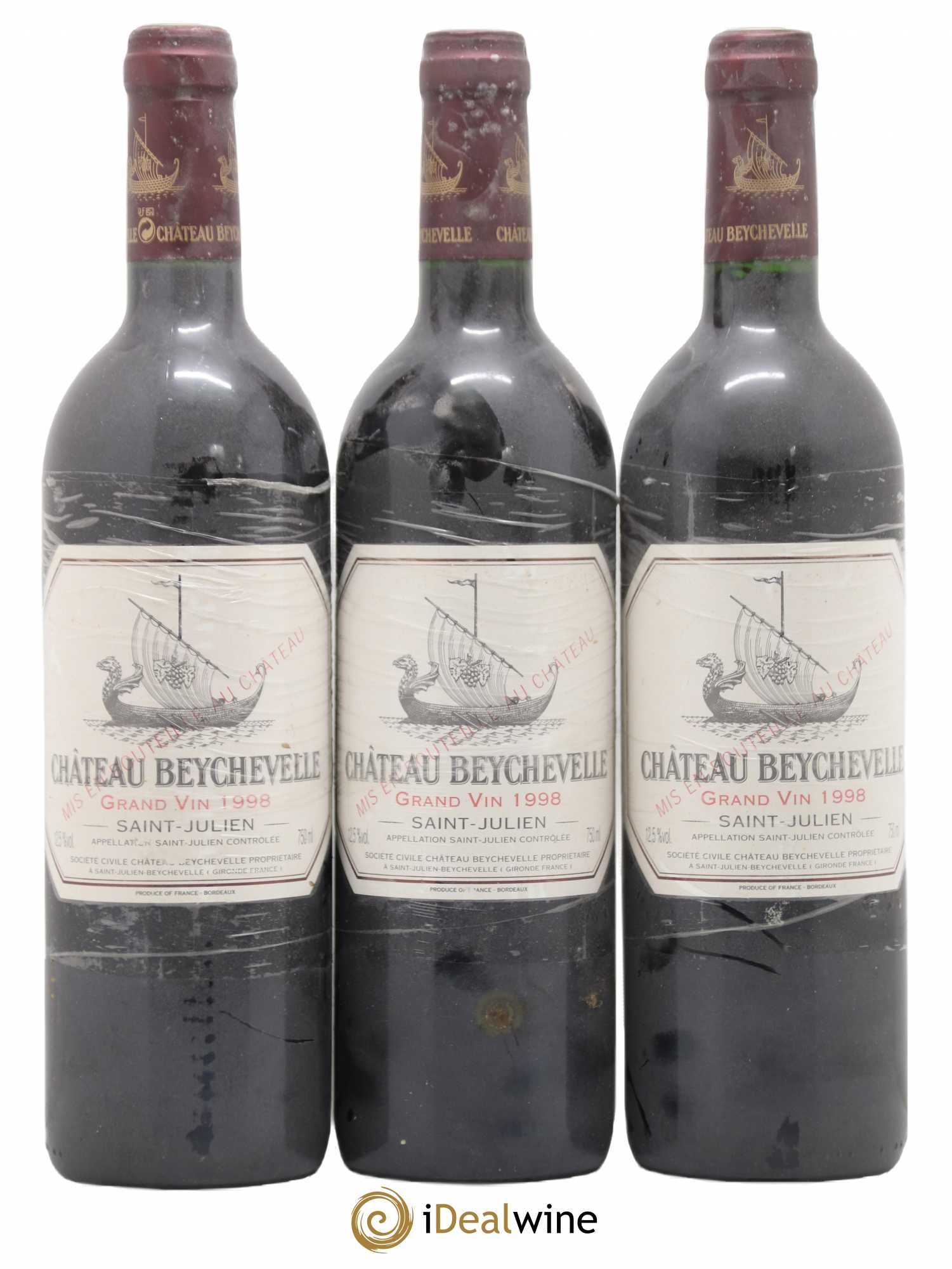 Château Beychevelle 4ème Grand Cru Classé 1998 - Lot de 6 bouteilles - 2