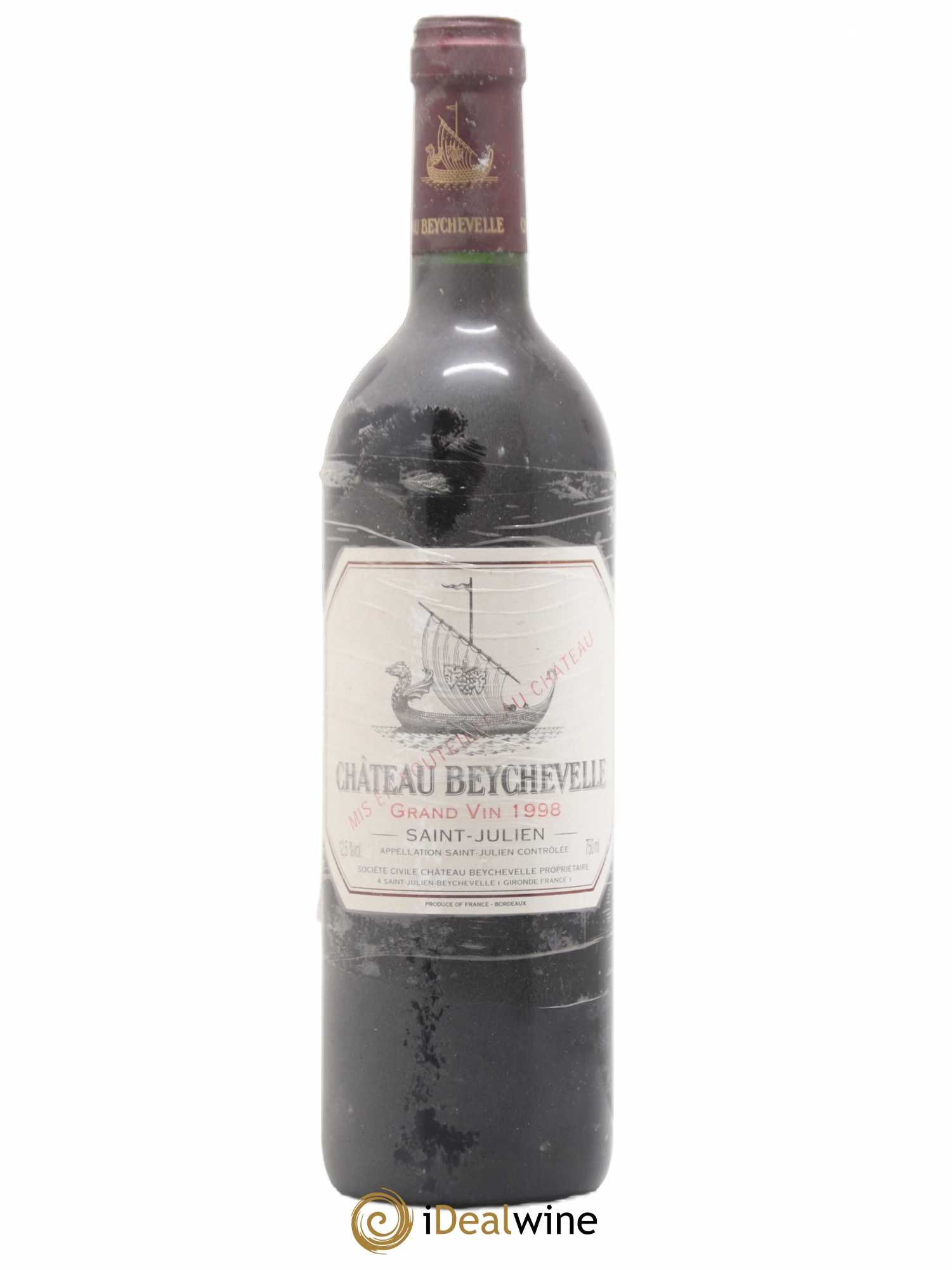 Château Beychevelle 4ème Grand Cru Classé 1998 - Lot de 1 bouteille - 0