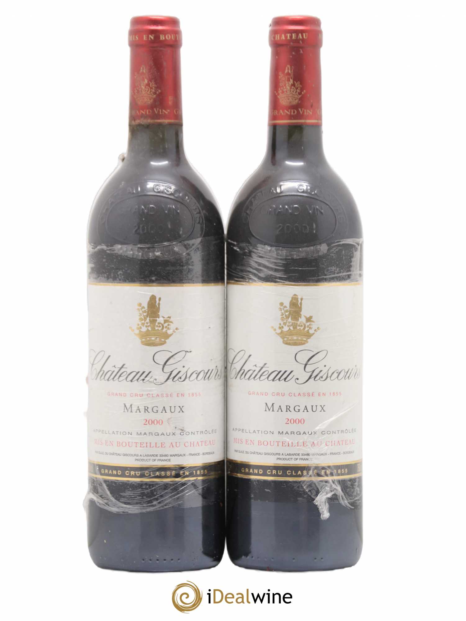 Château Giscours 3ème Grand Cru Classé 2000 - Lot de 2 bouteilles - 0