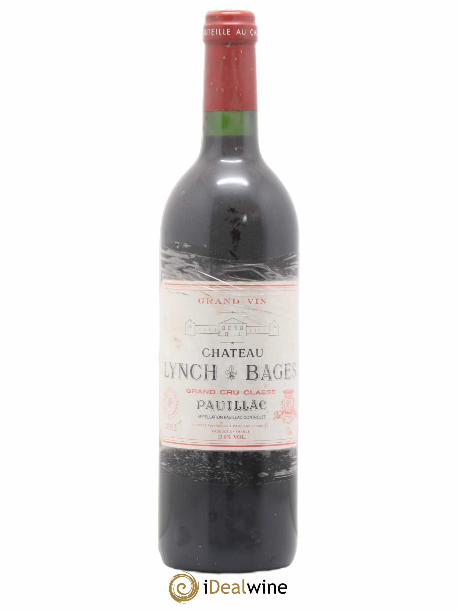 Château Lynch Bages 5ème Grand Cru Classé 2002 - Lot de 1 bouteille - 0