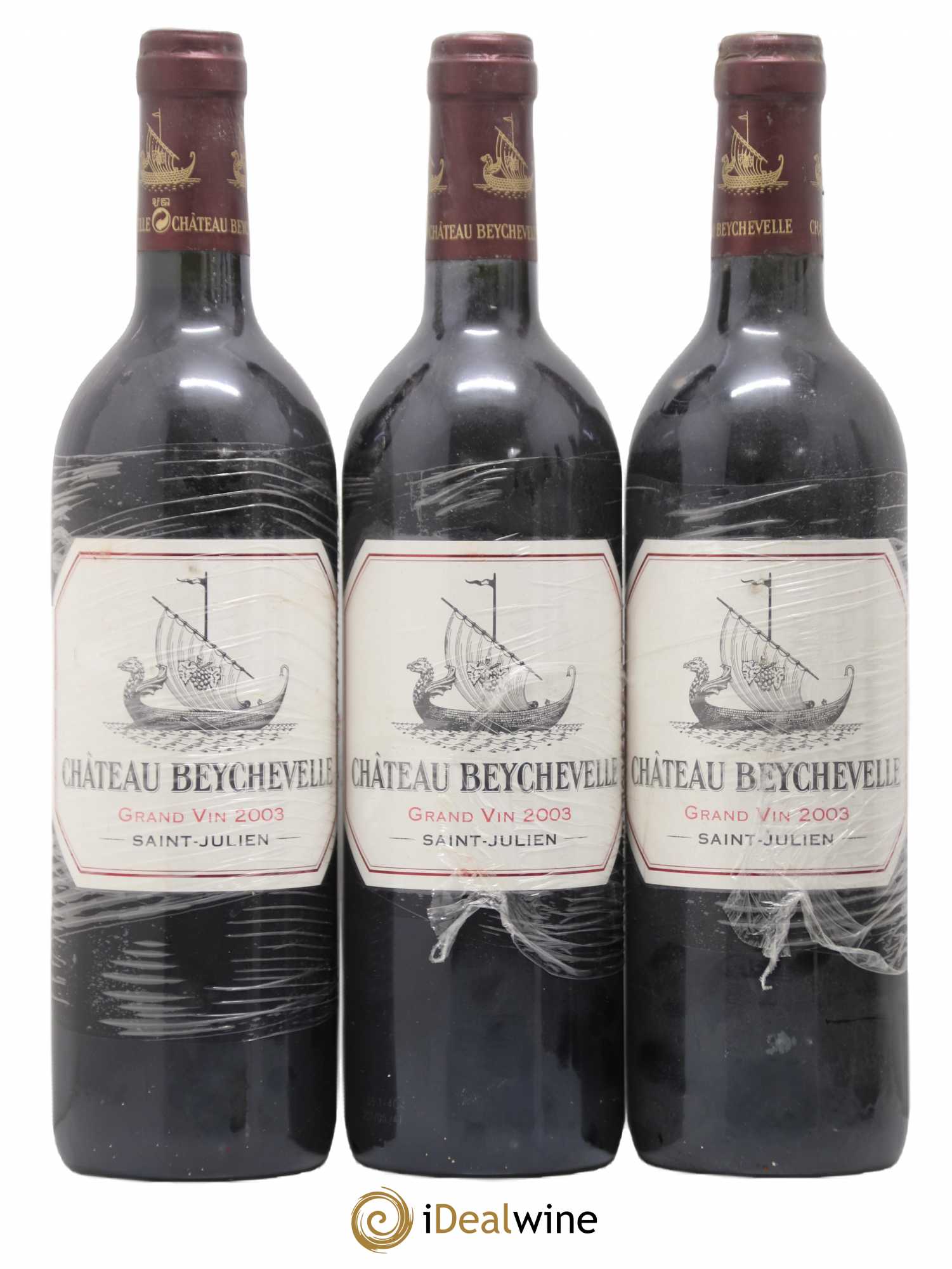 Château Beychevelle 4ème Grand Cru Classé 2003 - Lot de 6 bouteilles - 1