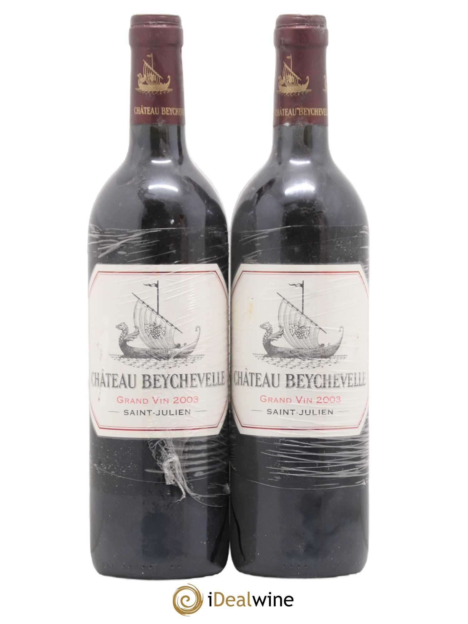 Château Beychevelle 4ème Grand Cru Classé 2003 - Lot de 2 bouteilles - 0