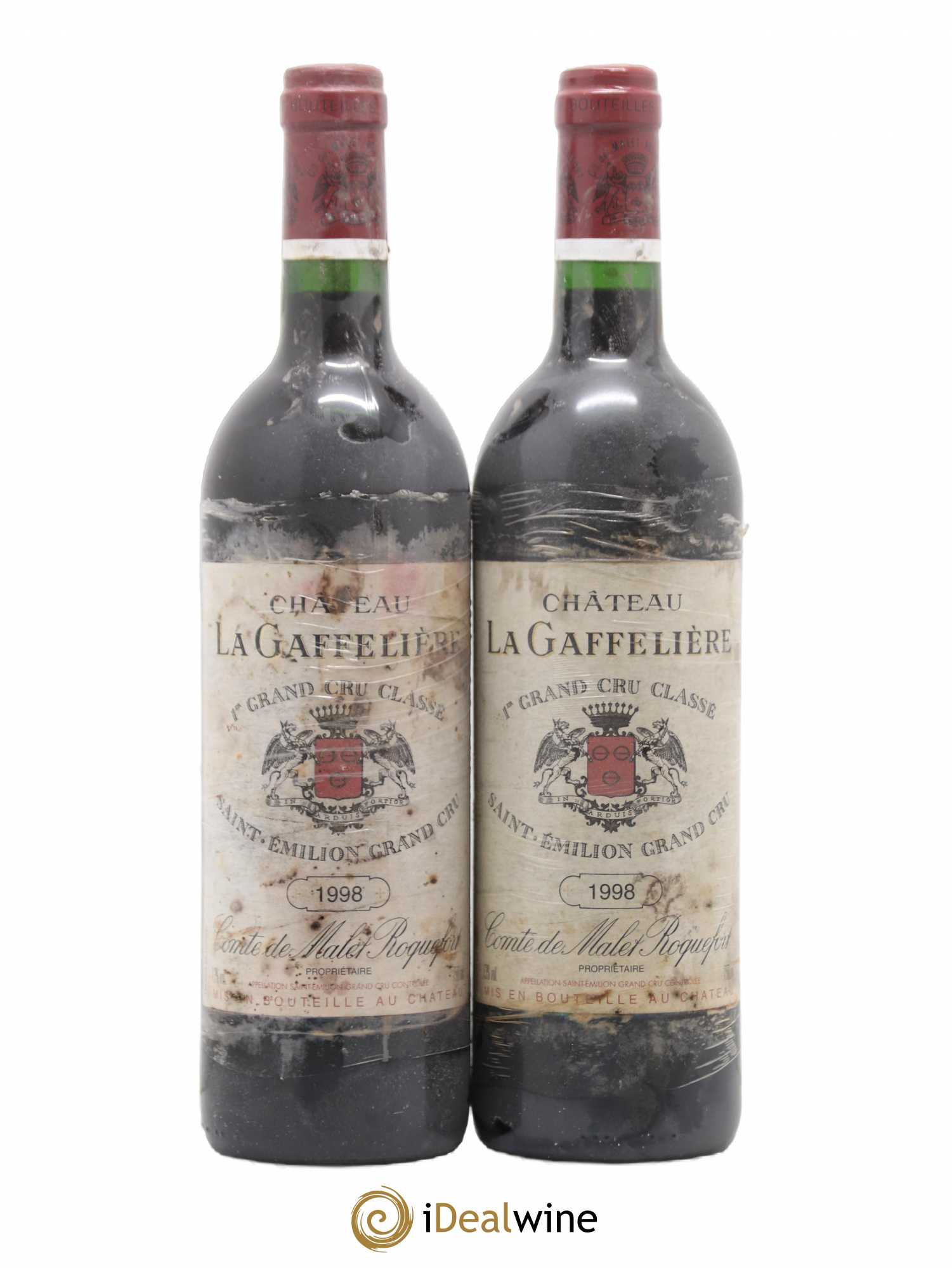 Château la Gaffelière 1er Grand Cru Classé B 1998 - Lot de 2 bouteilles - 0