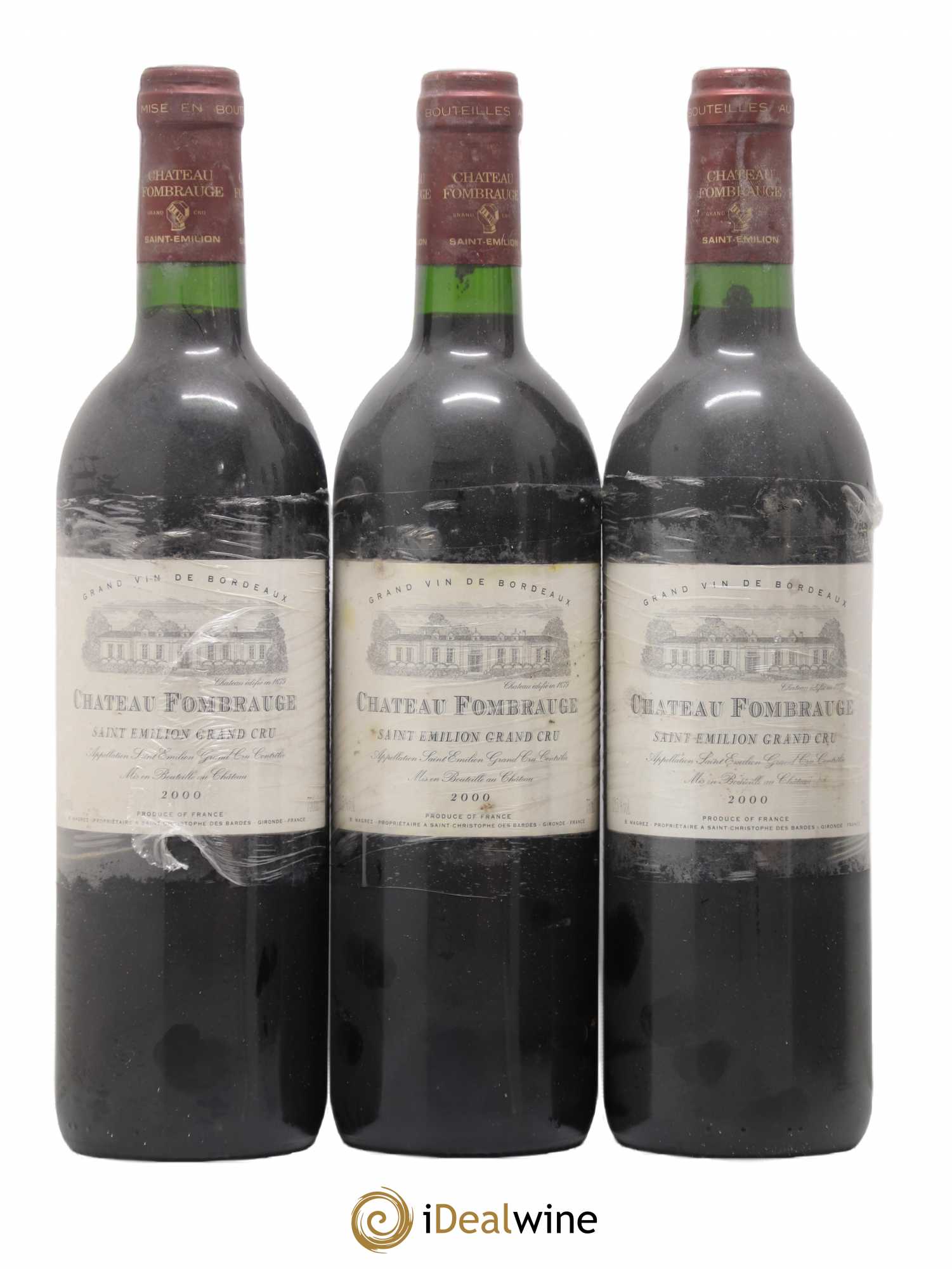 Château Fombrauge Grand Cru Classé 2000 - Lot de 6 bouteilles - 1