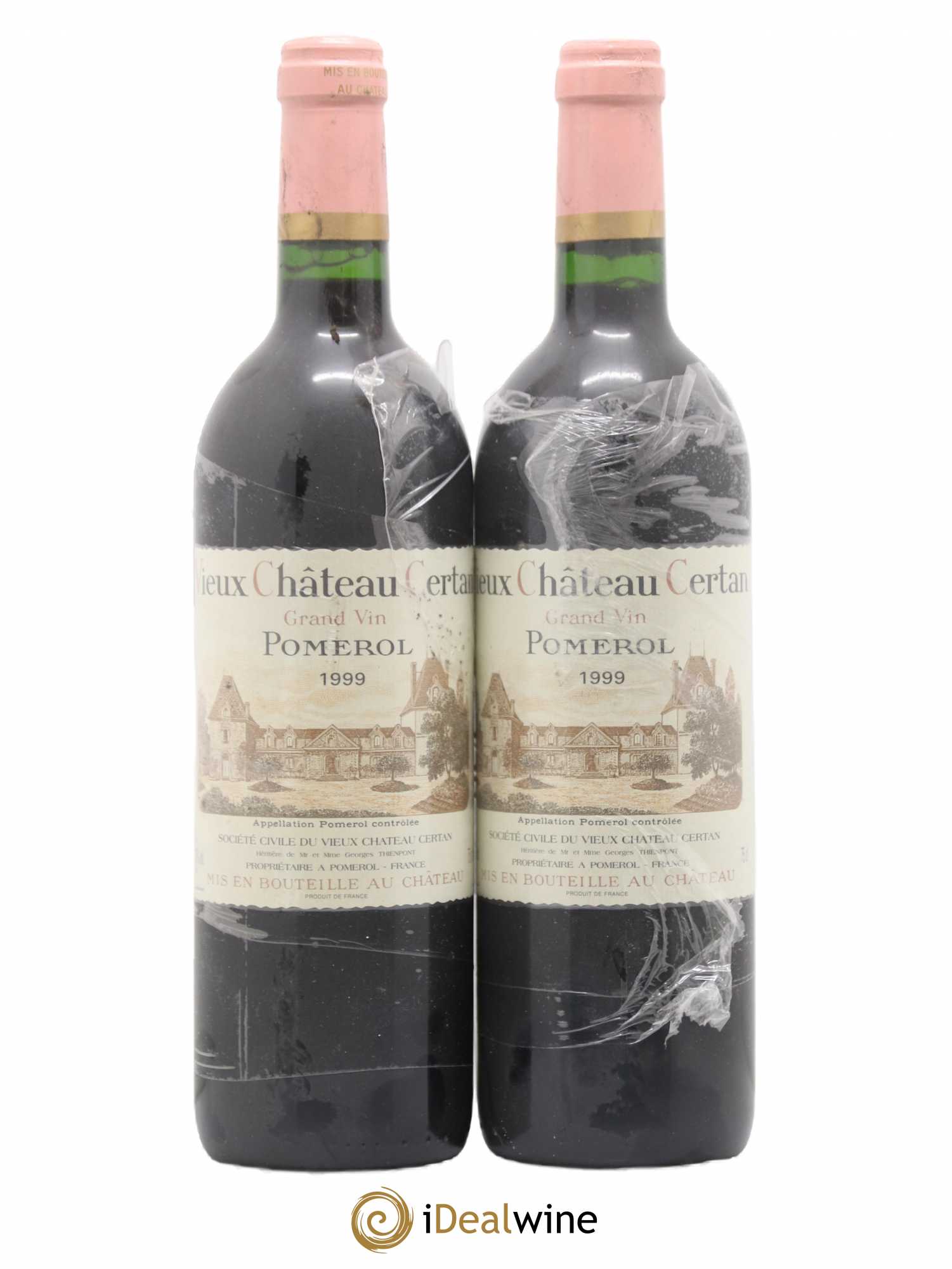 Vieux Château Certan 1999 - Lot de 2 bouteilles - 0