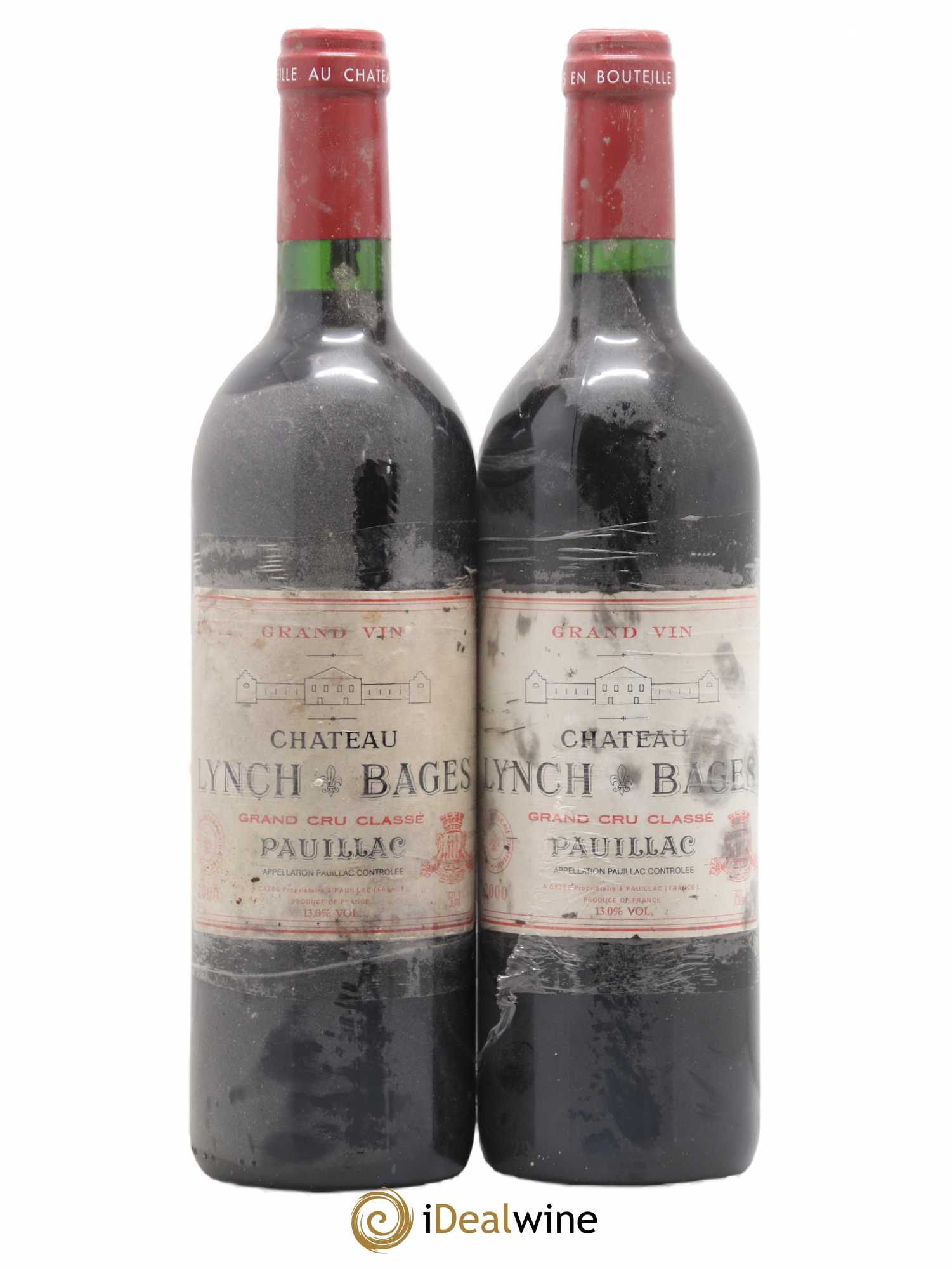 Château Lynch Bages 5ème Grand Cru Classé 2000 - Lot de 2 bouteilles - 0