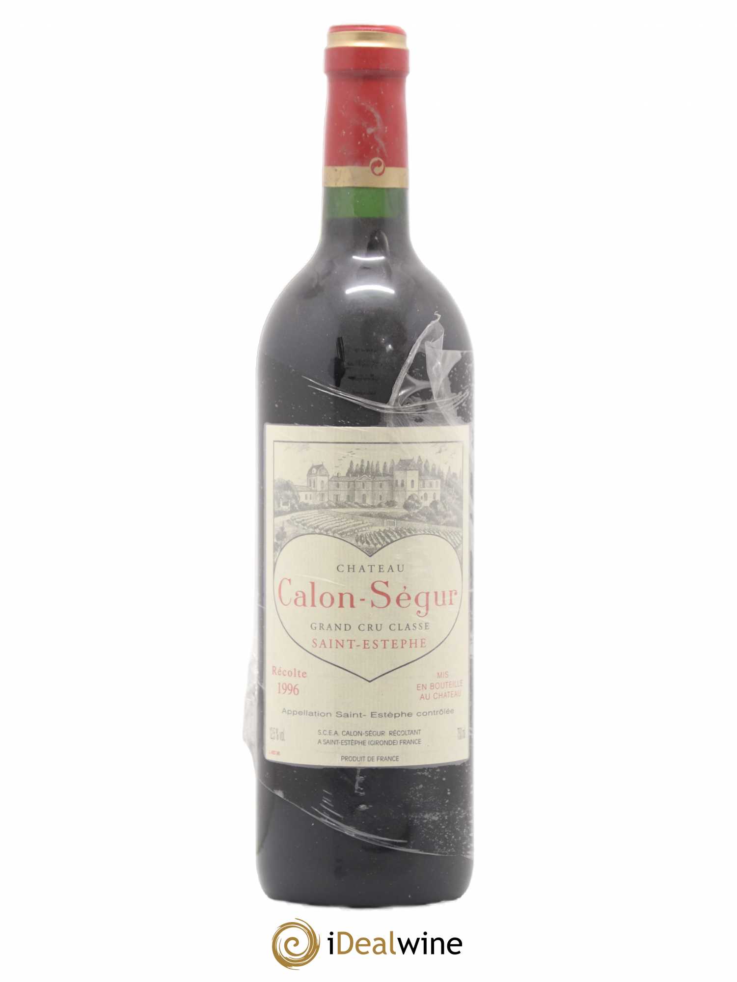 Château Calon Ségur 3ème Grand Cru Classé 1996 - Lot de 1 bouteille - 0