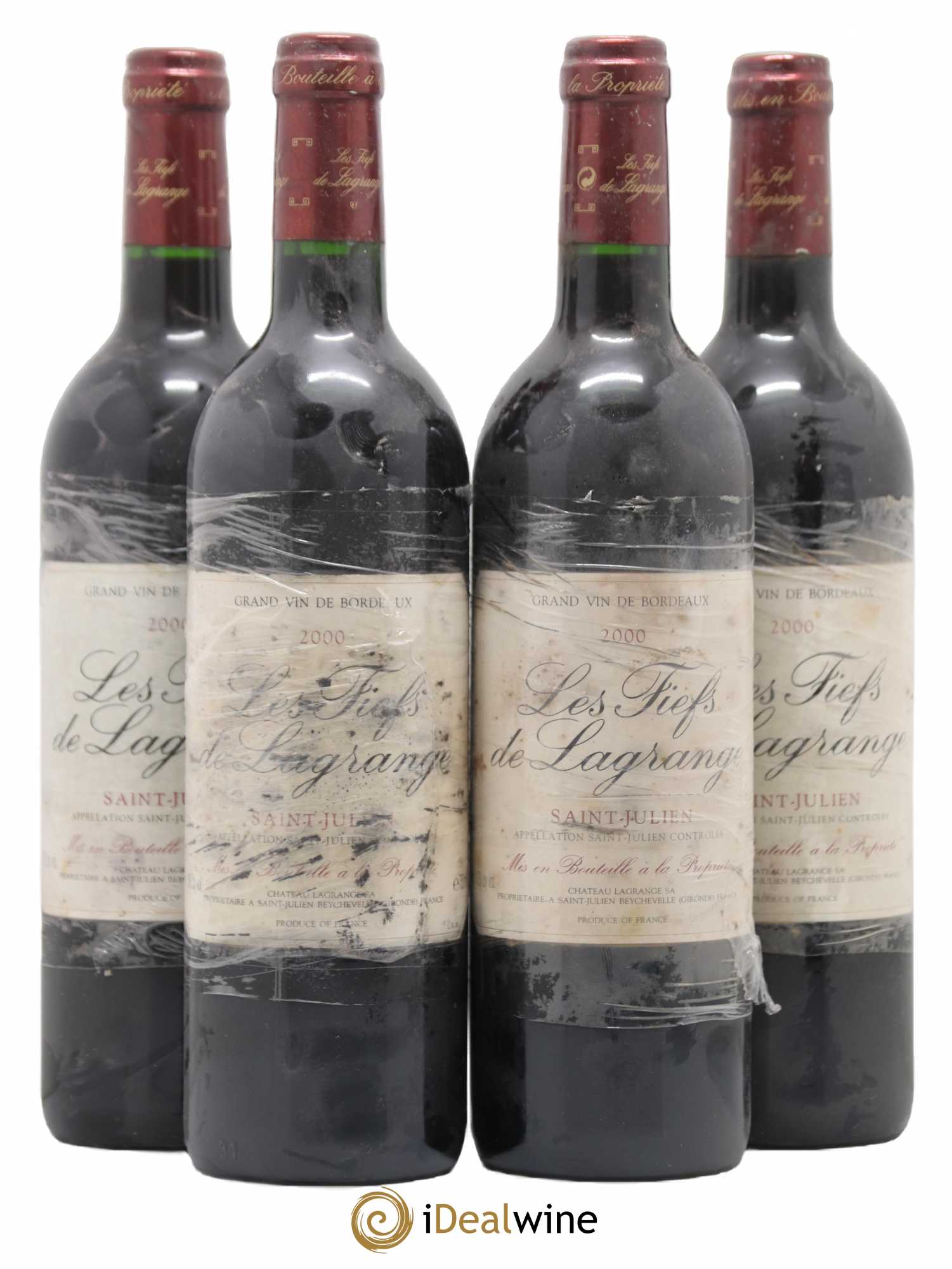 Les Fiefs de Lagrange Second Vin 2000 - Lot de 4 bouteilles - 0