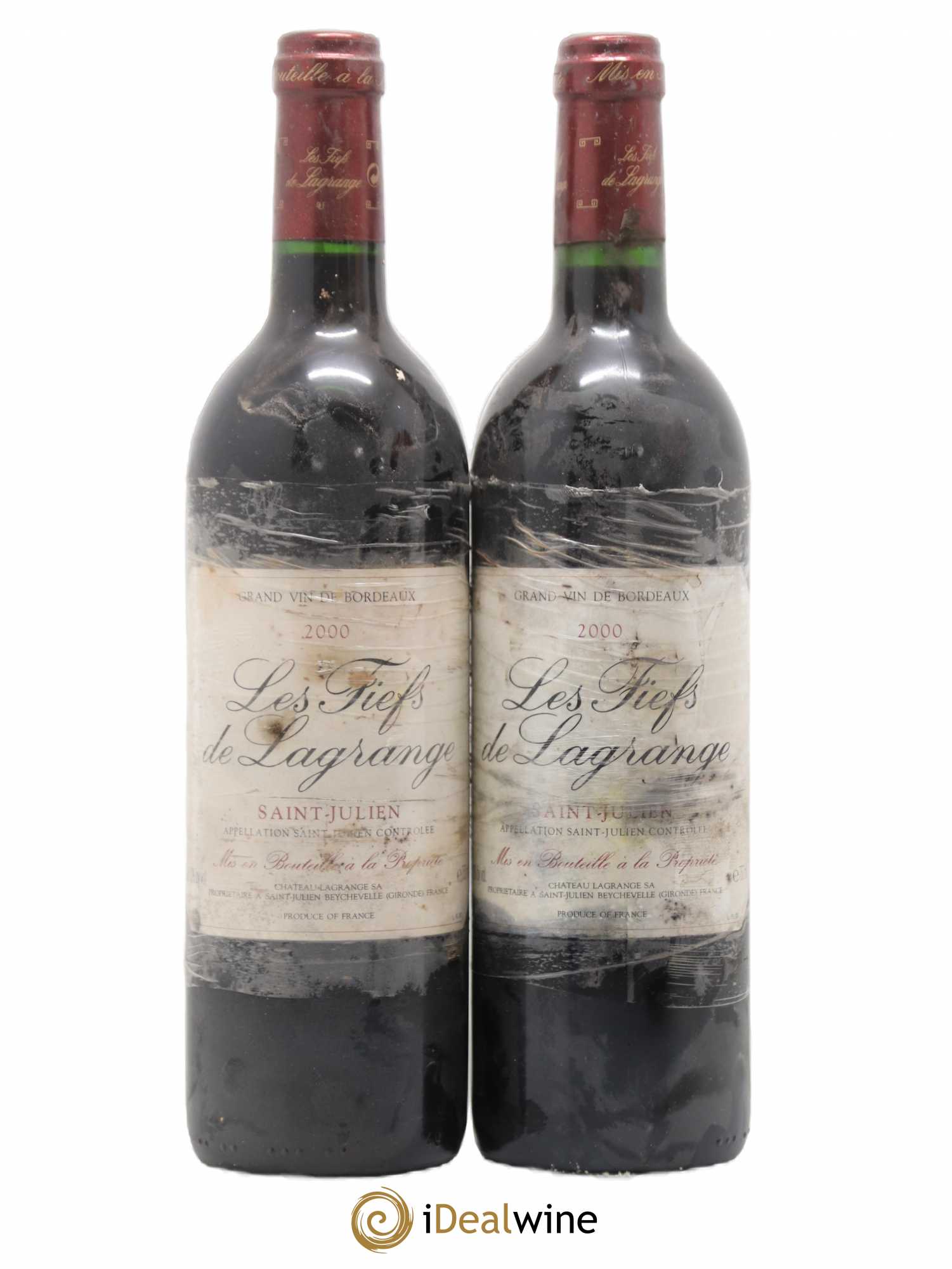 Les Fiefs de Lagrange Second Vin 2000 - Lot de 2 bouteilles - 0
