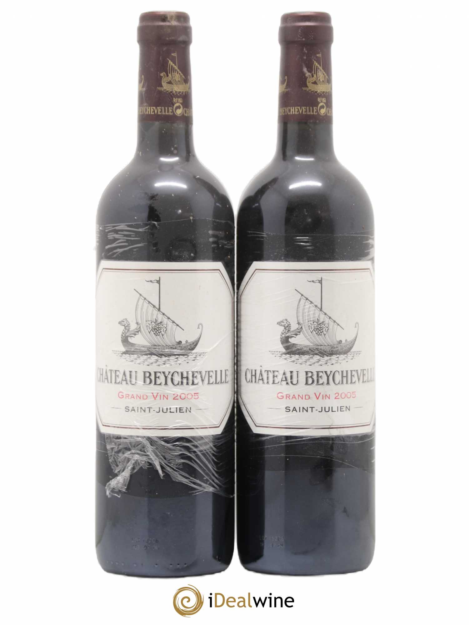 Château Beychevelle 4ème Grand Cru Classé 2005 - Lot de 2 bouteilles - 0