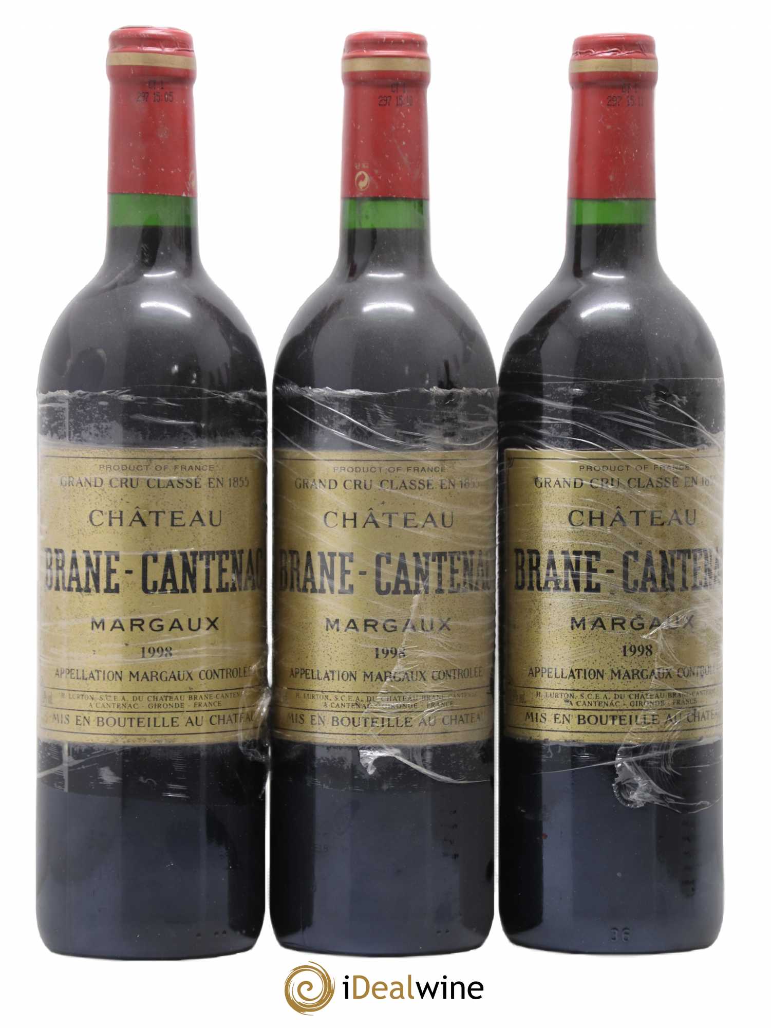 Château Brane Cantenac 2ème Grand Cru Classé 1998 - Lot de 6 bouteilles - 1