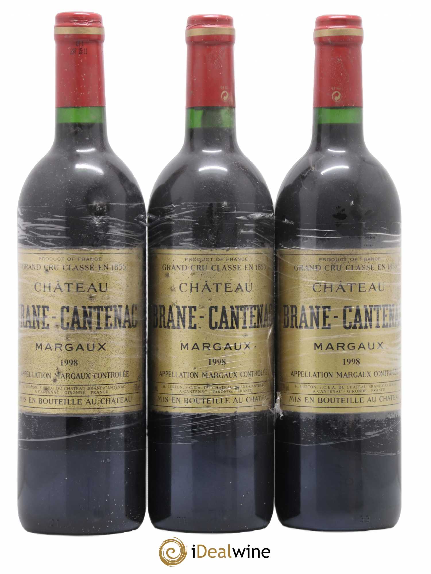 Château Brane Cantenac 2ème Grand Cru Classé 1998 - Lot de 6 bouteilles - 2