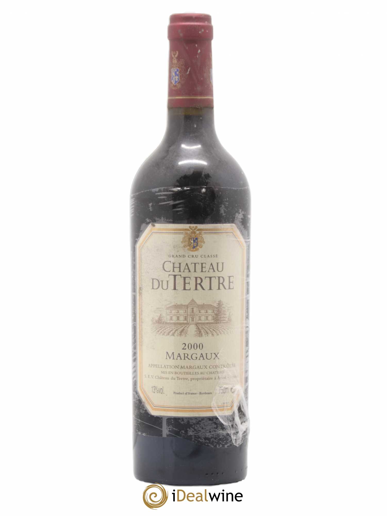 Château du Tertre 5ème Grand Cru Classé 2000 - Lot de 1 bouteille - 0
