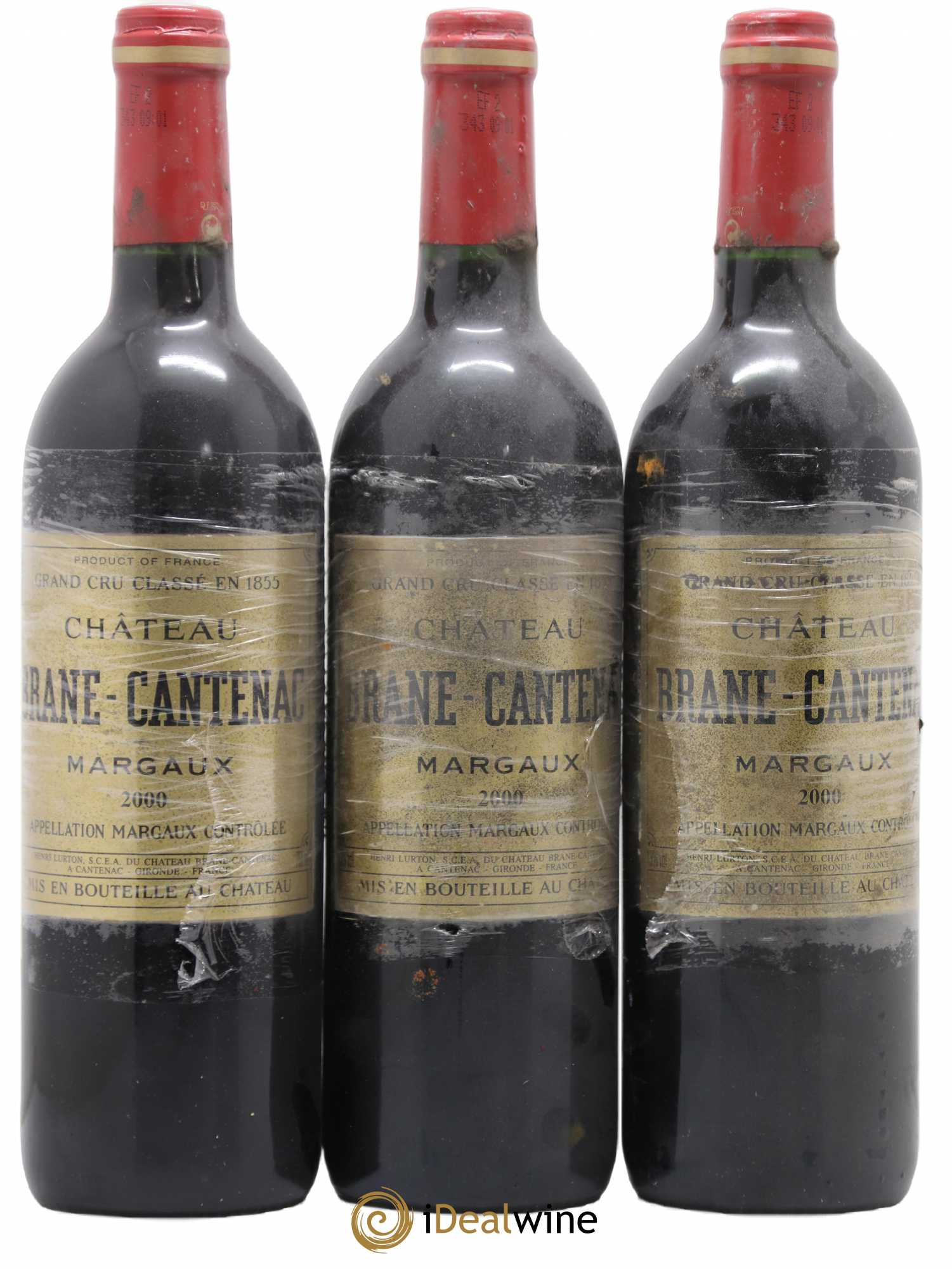 Château Brane Cantenac 2ème Grand Cru Classé 2000 - Lot de 6 bouteilles - 2