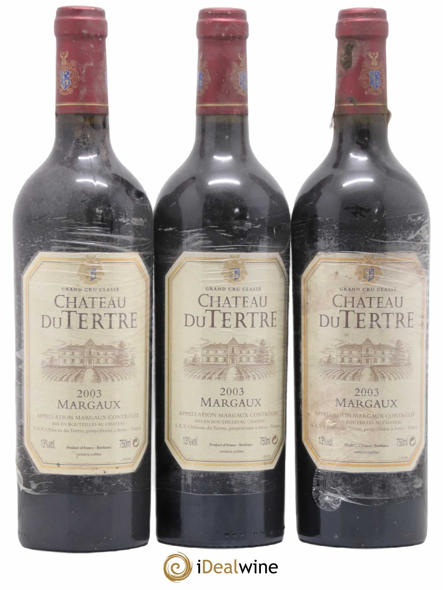 Château du Tertre 5ème Grand Cru Classé 2003 - Lot de 6 bouteilles - 2