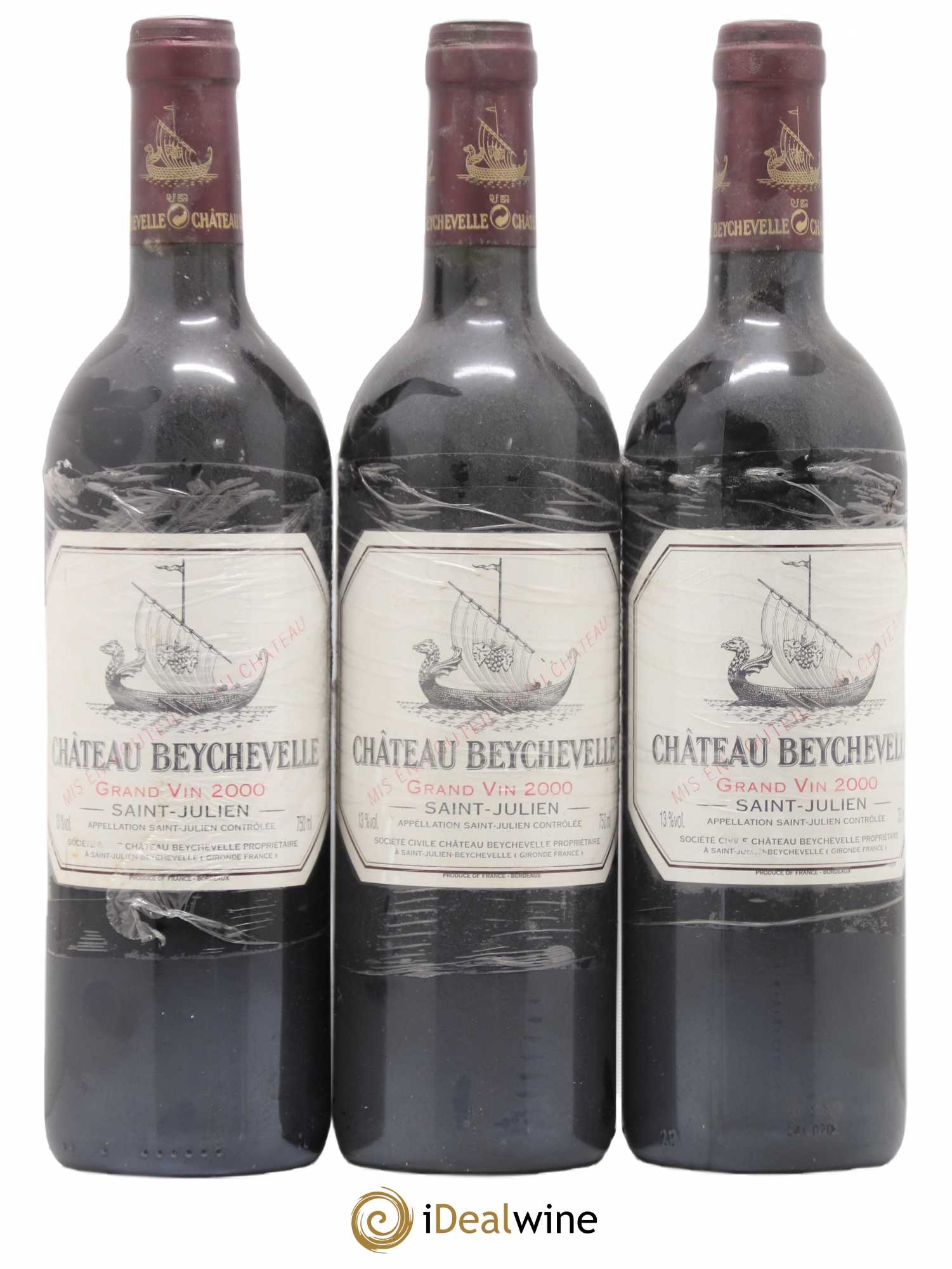 Château Beychevelle 4ème Grand Cru Classé 2000 - Lot de 6 bouteilles - 2