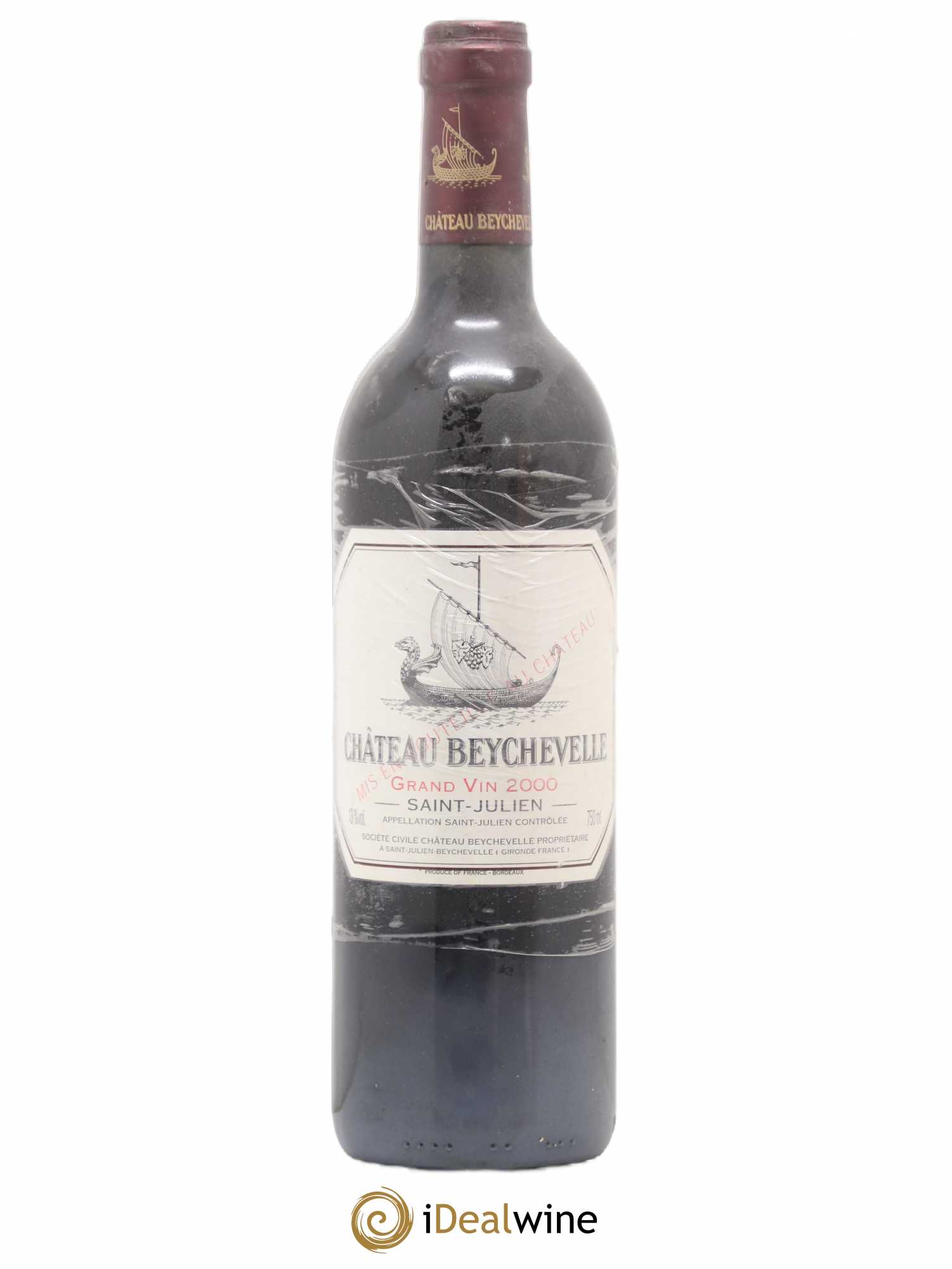 Château Beychevelle 4ème Grand Cru Classé 2000 - Lot de 1 bouteille - 0