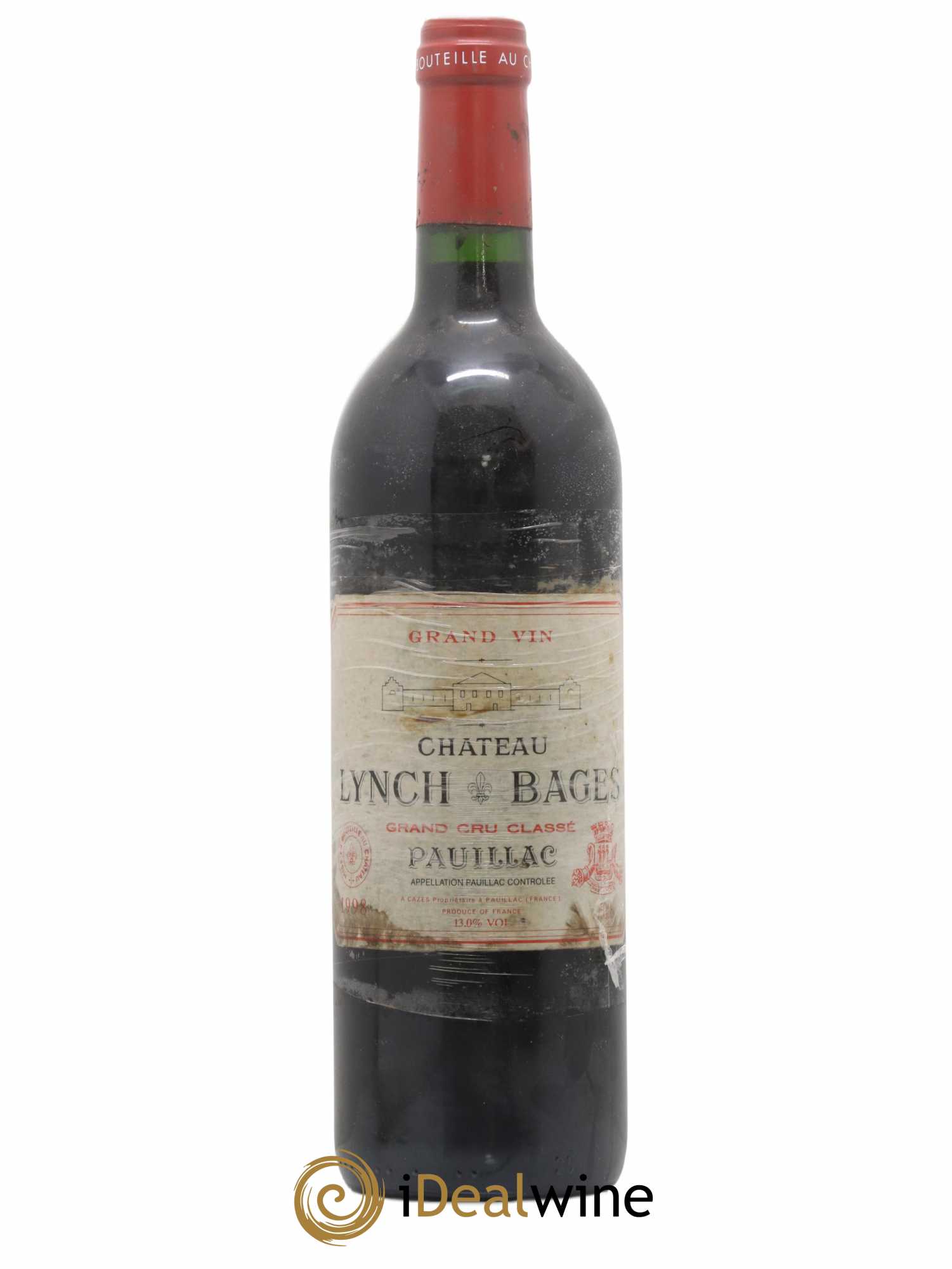 Château Lynch Bages 5ème Grand Cru Classé 1998 - Lot de 1 bouteille - 0