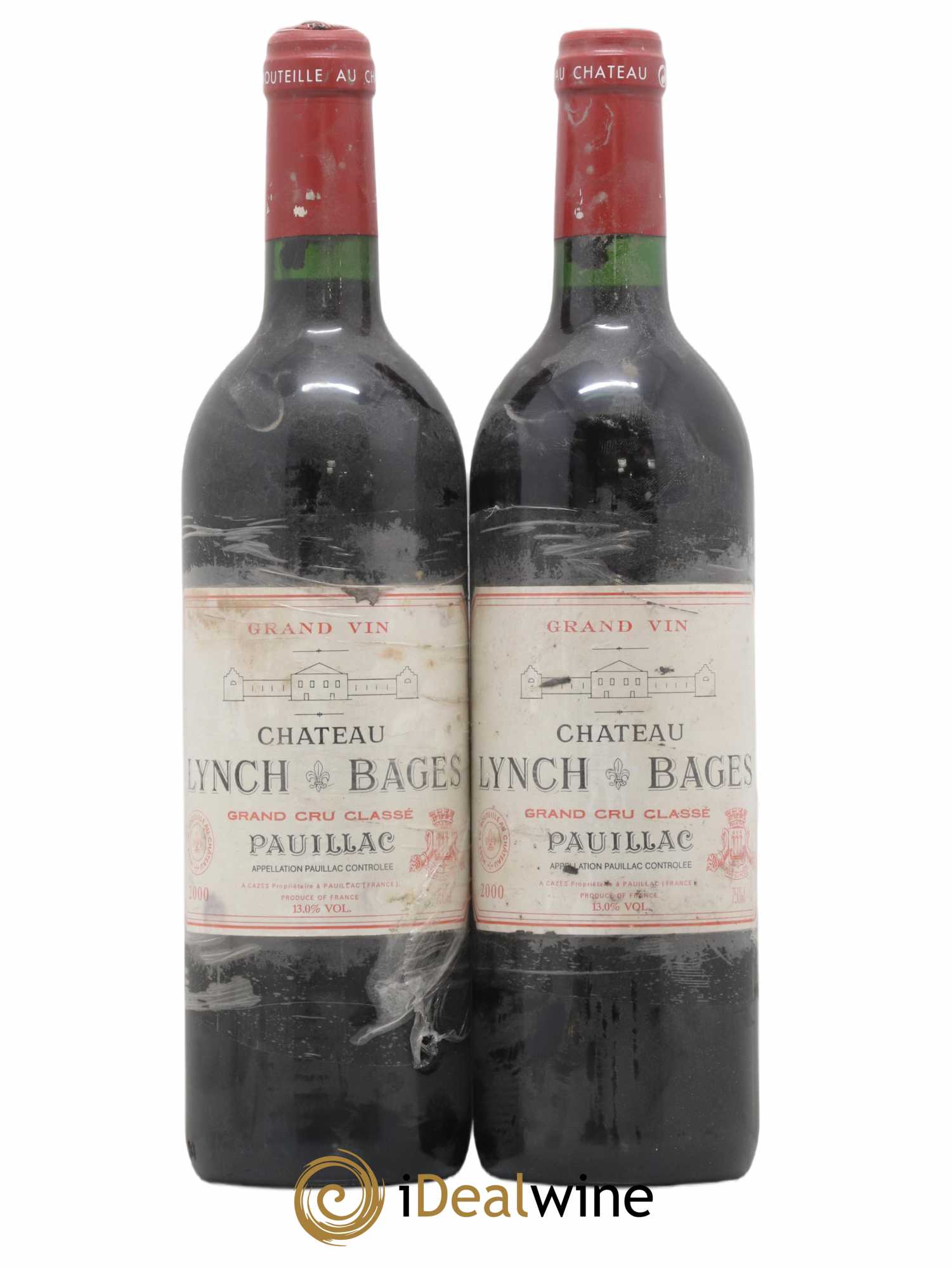 Château Lynch Bages 5ème Grand Cru Classé 2000 - Lot de 2 bouteilles - 0