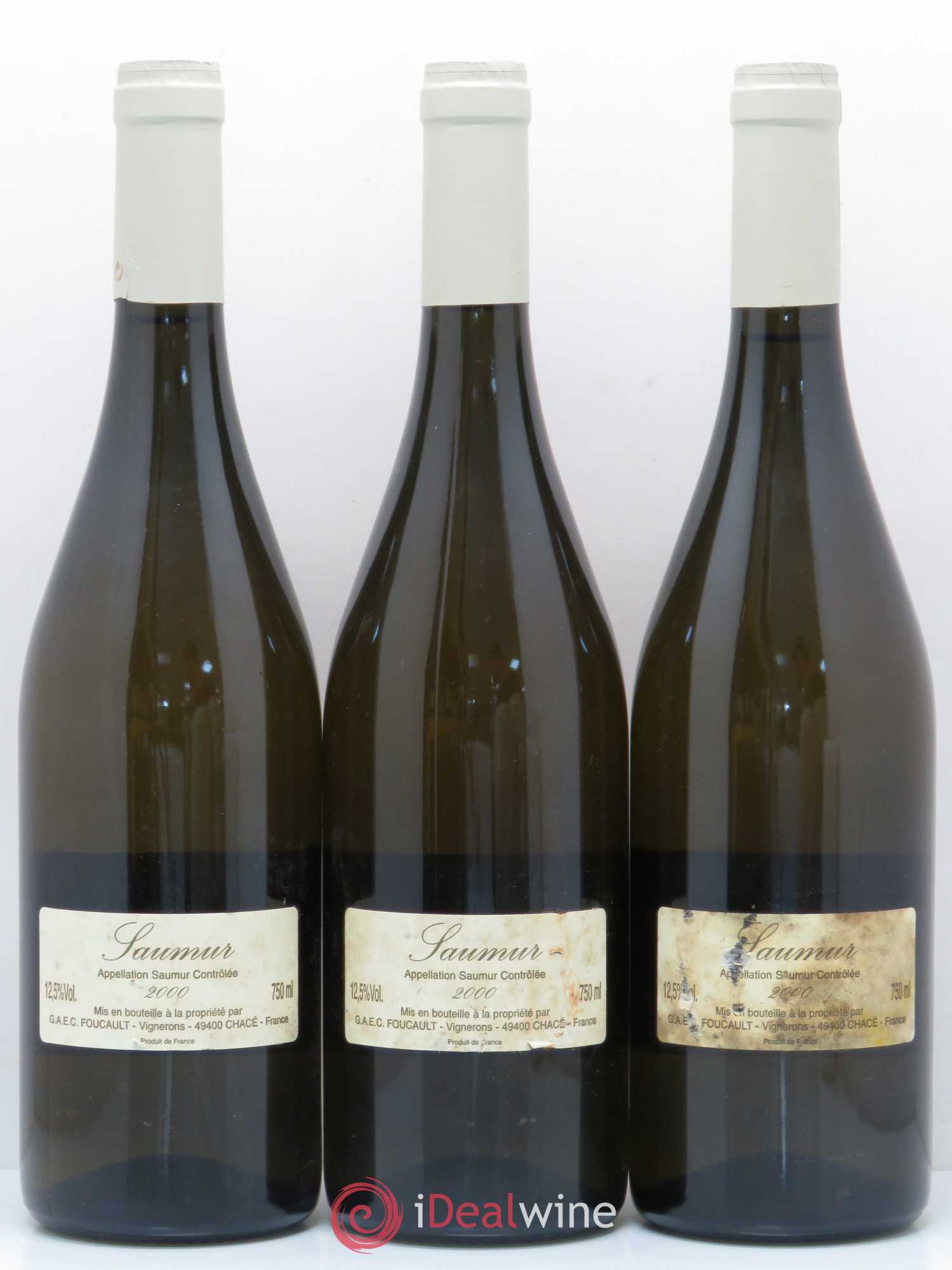 Saumur Brézé Clos Rougeard 2000 - Lot de 3 bouteilles - 1