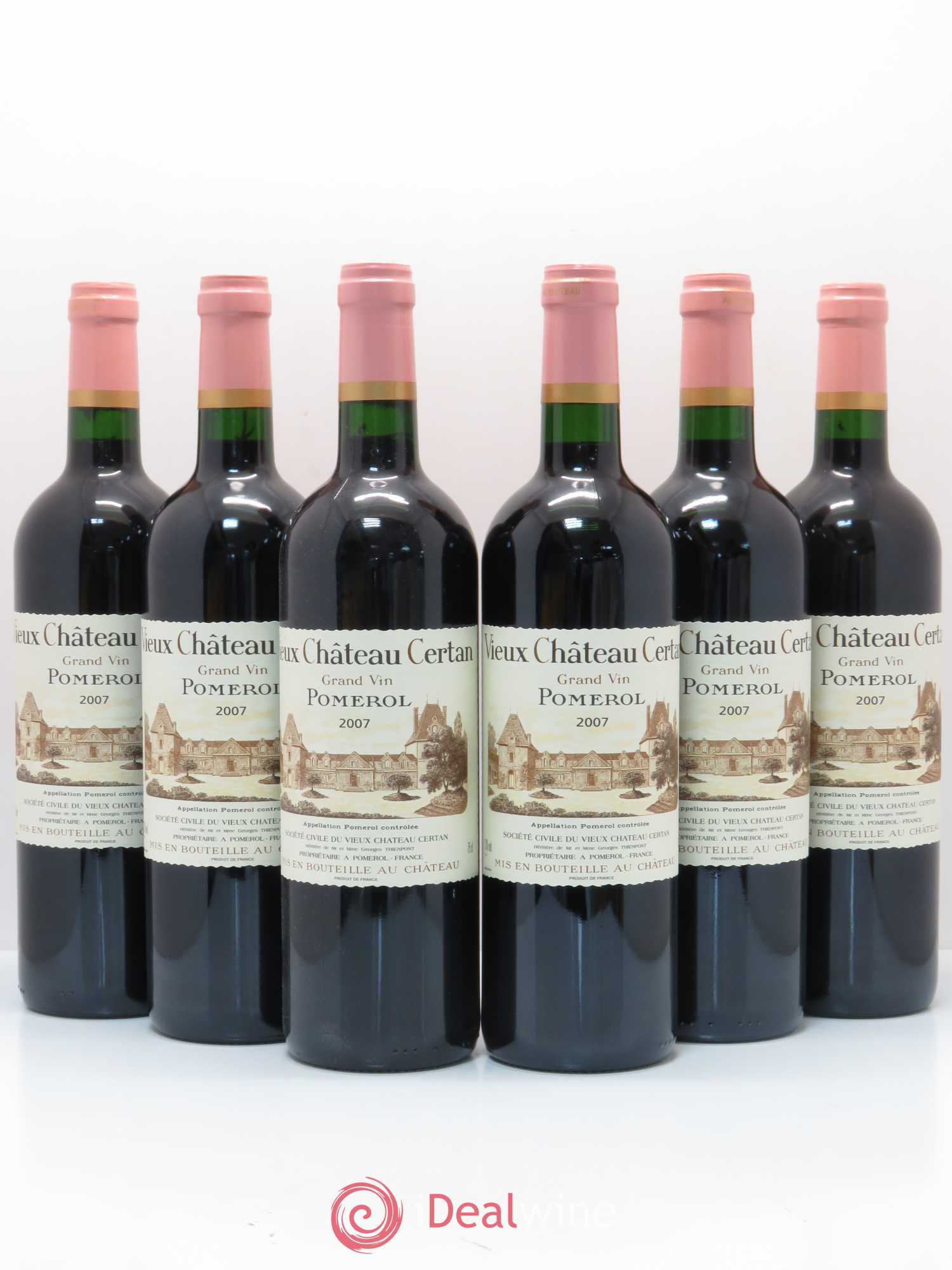 Vieux Château Certan 2007 - Lot de 6 bouteilles - 0