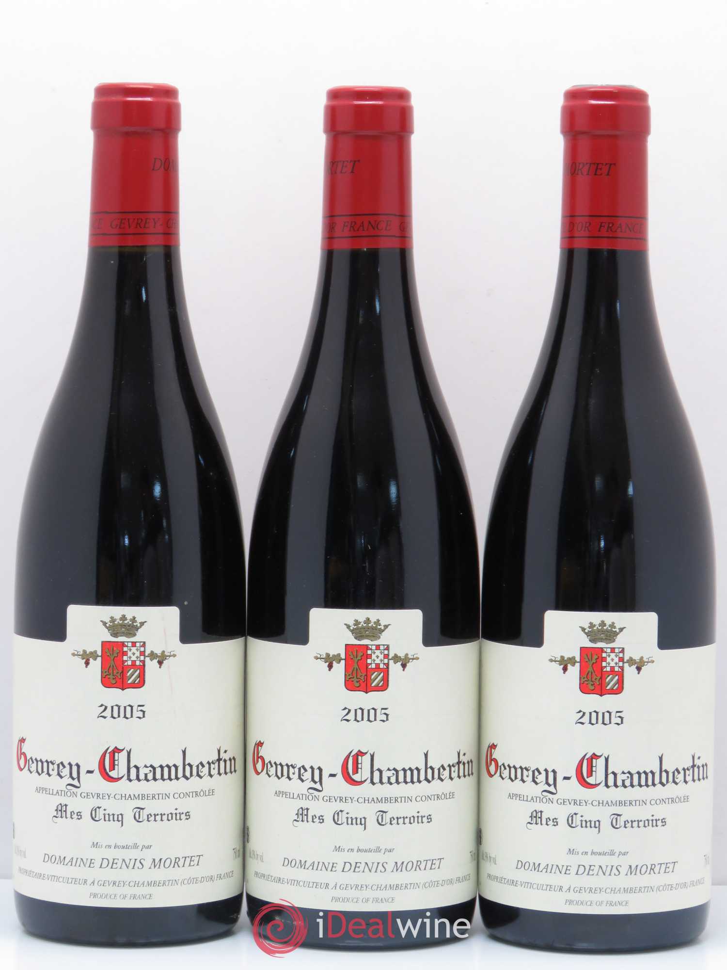Gevrey-Chambertin Mes Cinq Terroirs Denis Mortet (Domaine) 2005 - Lot de 6 bouteilles - 2