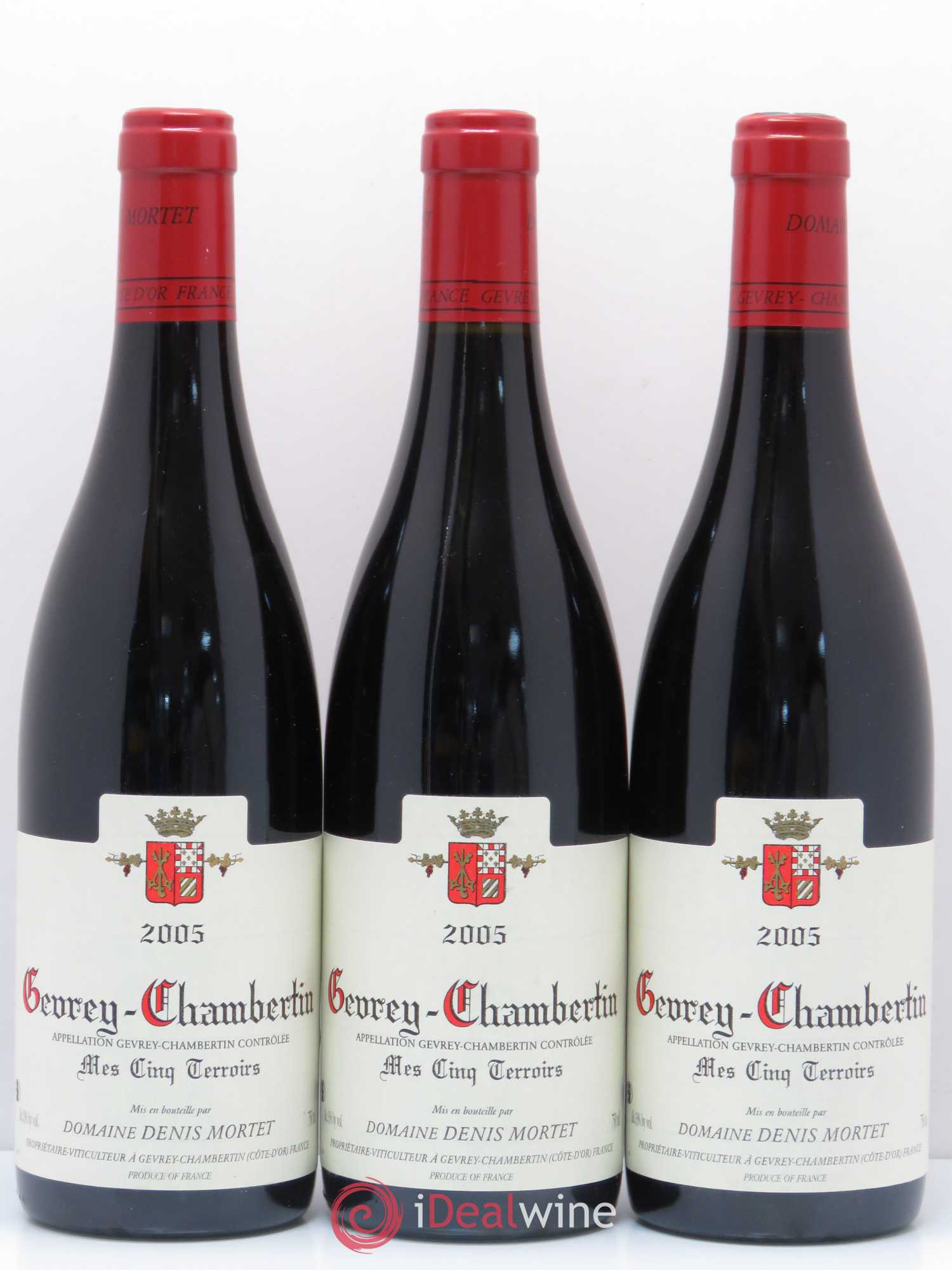 Gevrey-Chambertin Mes Cinq Terroirs Denis Mortet (Domaine) 2005 - Lot de 3 bouteilles - 0