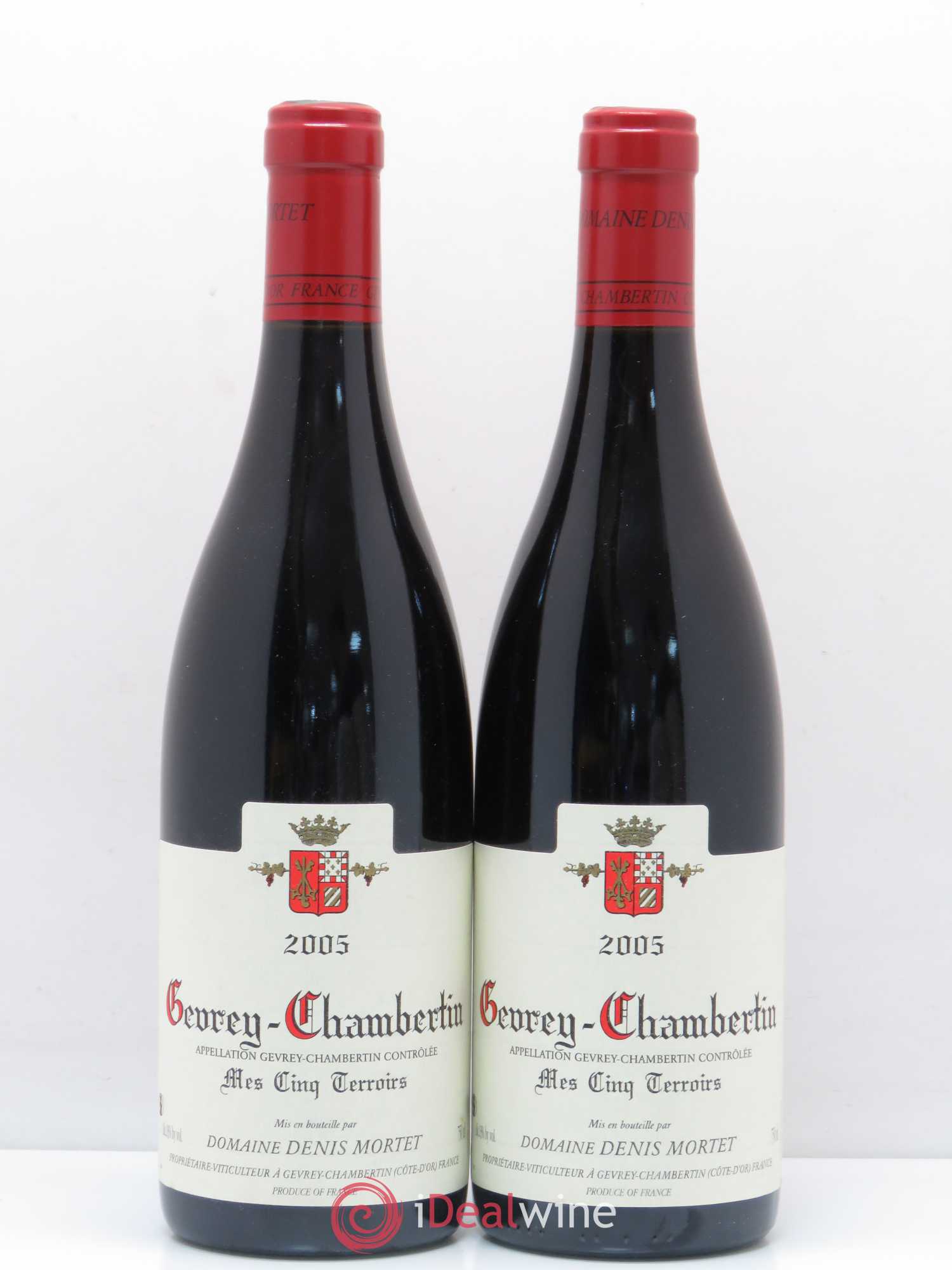 Gevrey-Chambertin Mes Cinq Terroirs Denis Mortet (Domaine) 2005 - Lot de 2 bouteilles - 0