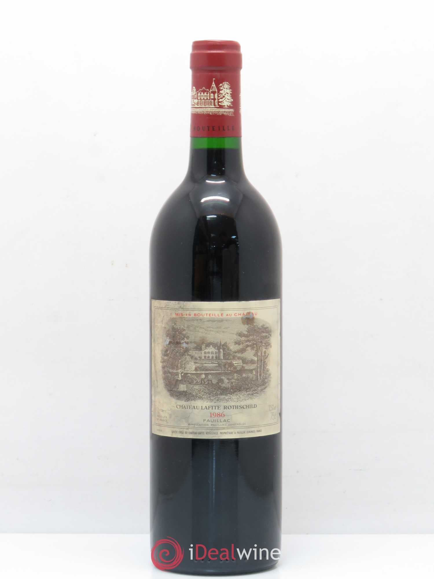 Château Lafite Rothschild 1er Grand Cru Classé 1986 - Lot de 1 bouteille - 0