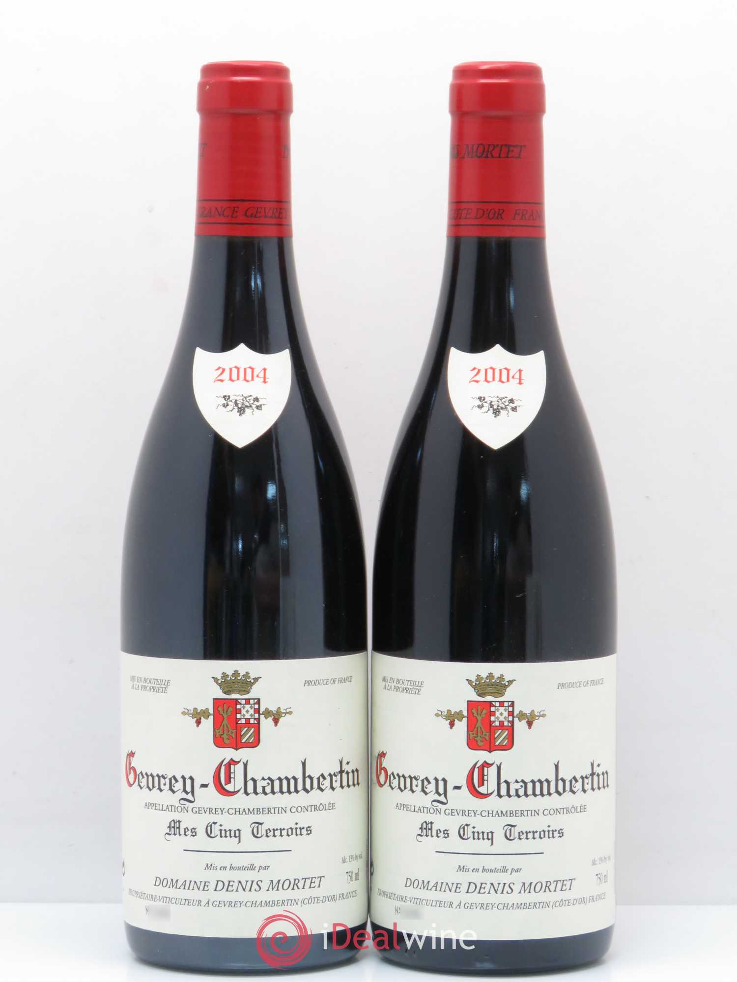 Gevrey-Chambertin Mes Cinq Terroirs Denis Mortet (Domaine) 2004 - Lot de 2 bouteilles - 0