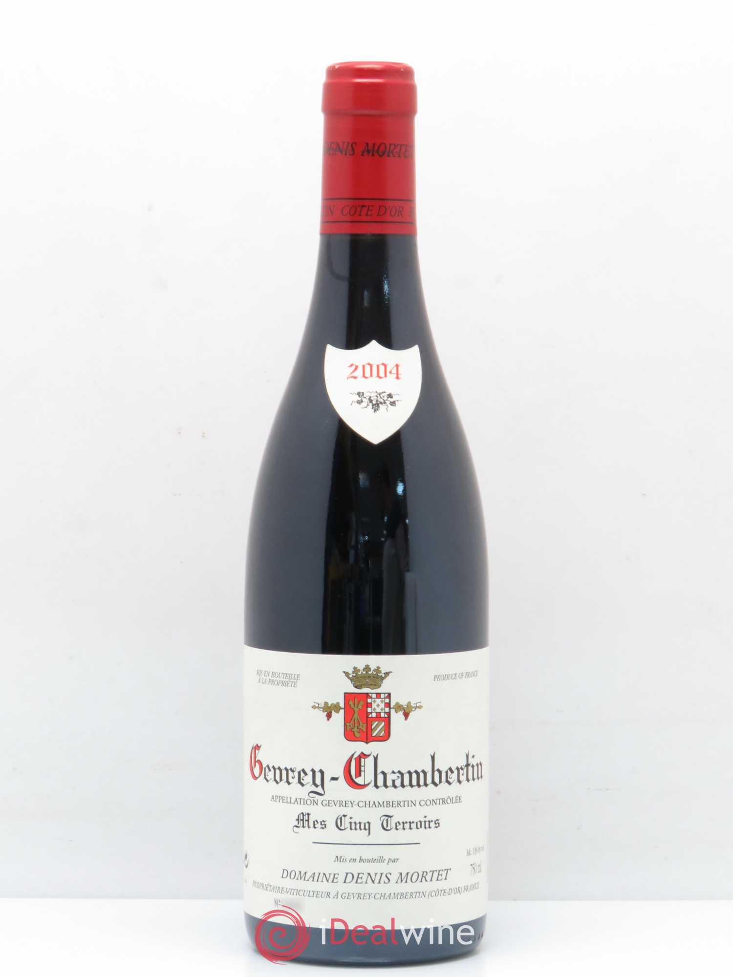 Gevrey-Chambertin Mes Cinq Terroirs Denis Mortet (Domaine) 2004 - Lot de 1 bouteille - 0