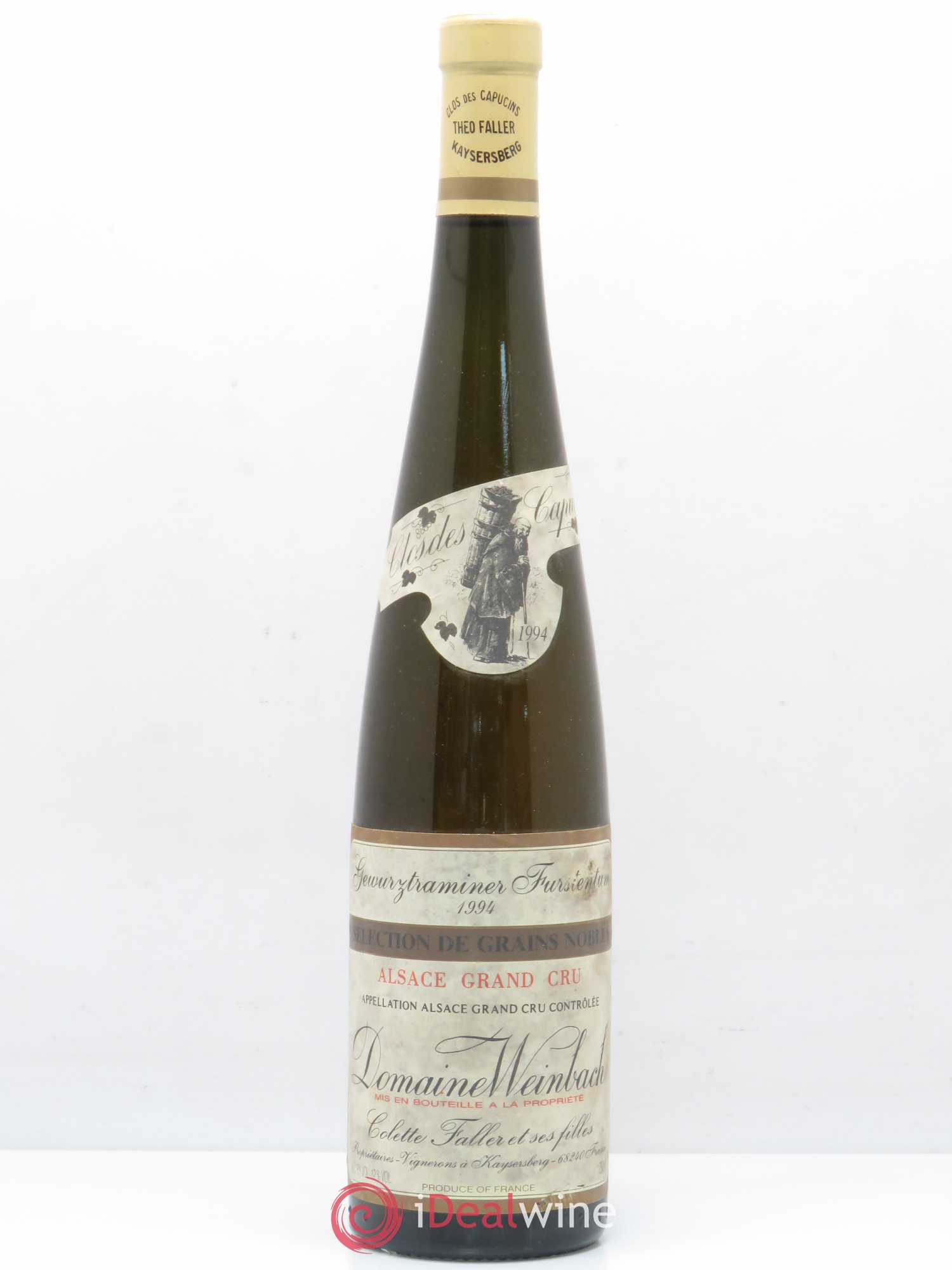 Alsace Gewurztraminer Grand Cru Furstentum Sélection de Grains Nobles Weinbach (Domaine) 1994 - Lot de 1 bouteille - 0